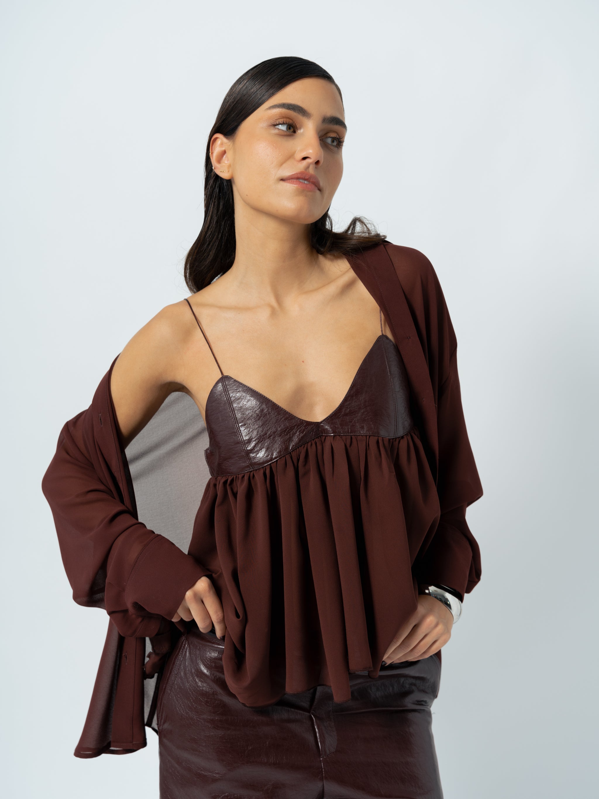 OVERSIZED UNIFORM BLOUSE