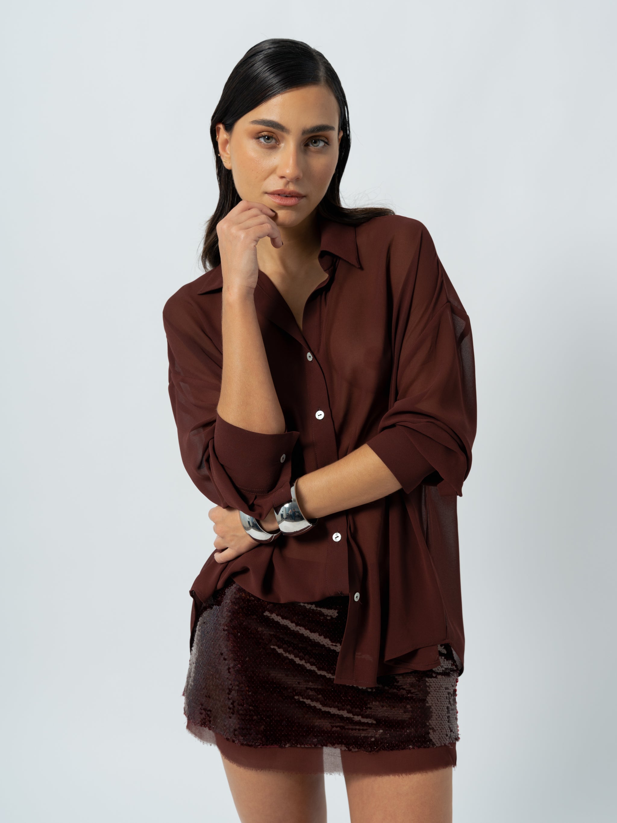 OVERSIZED UNIFORM BLOUSE