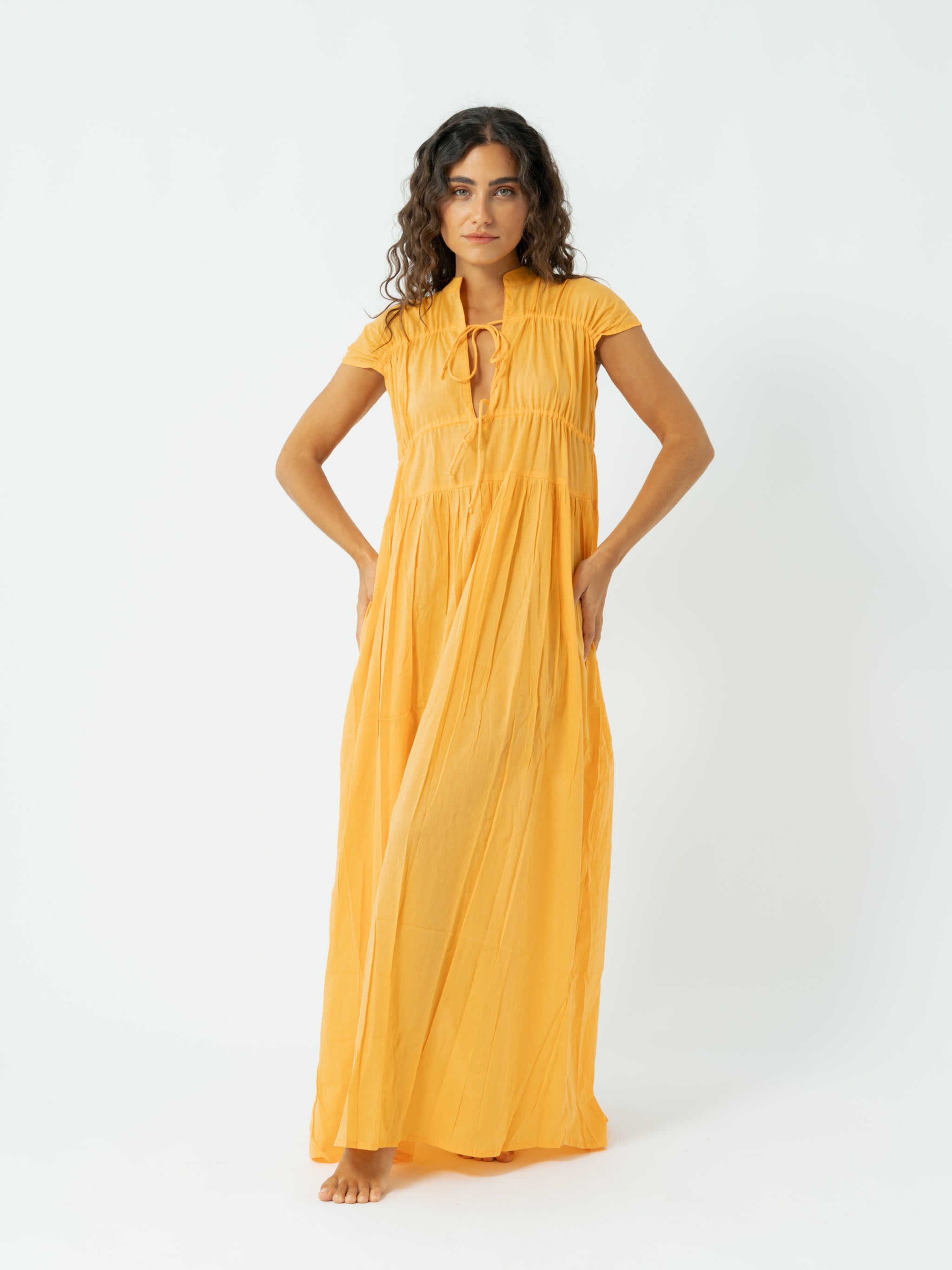 NONNA ORANGE DRESS
