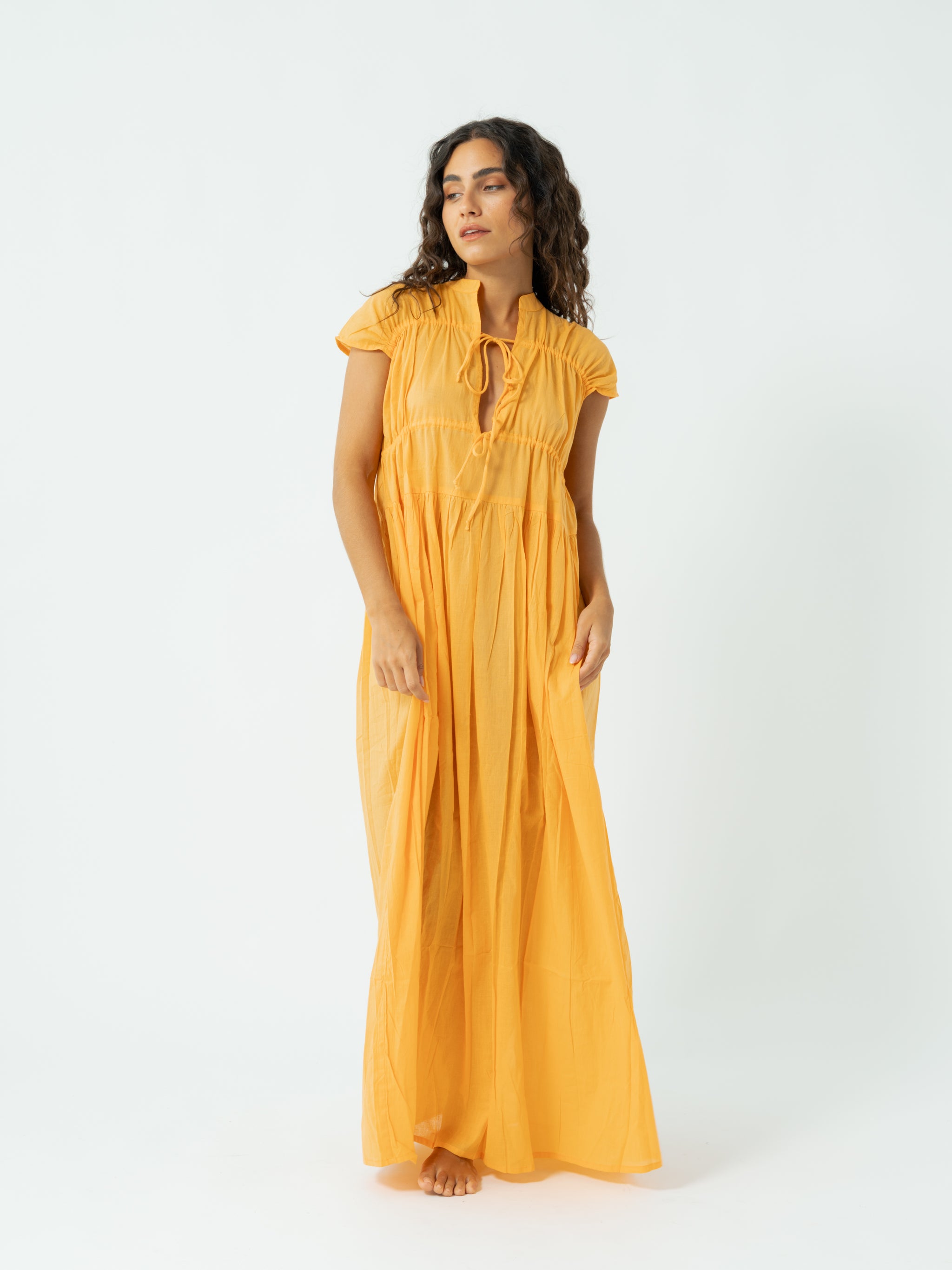 NONNA ORANGE DRESS
