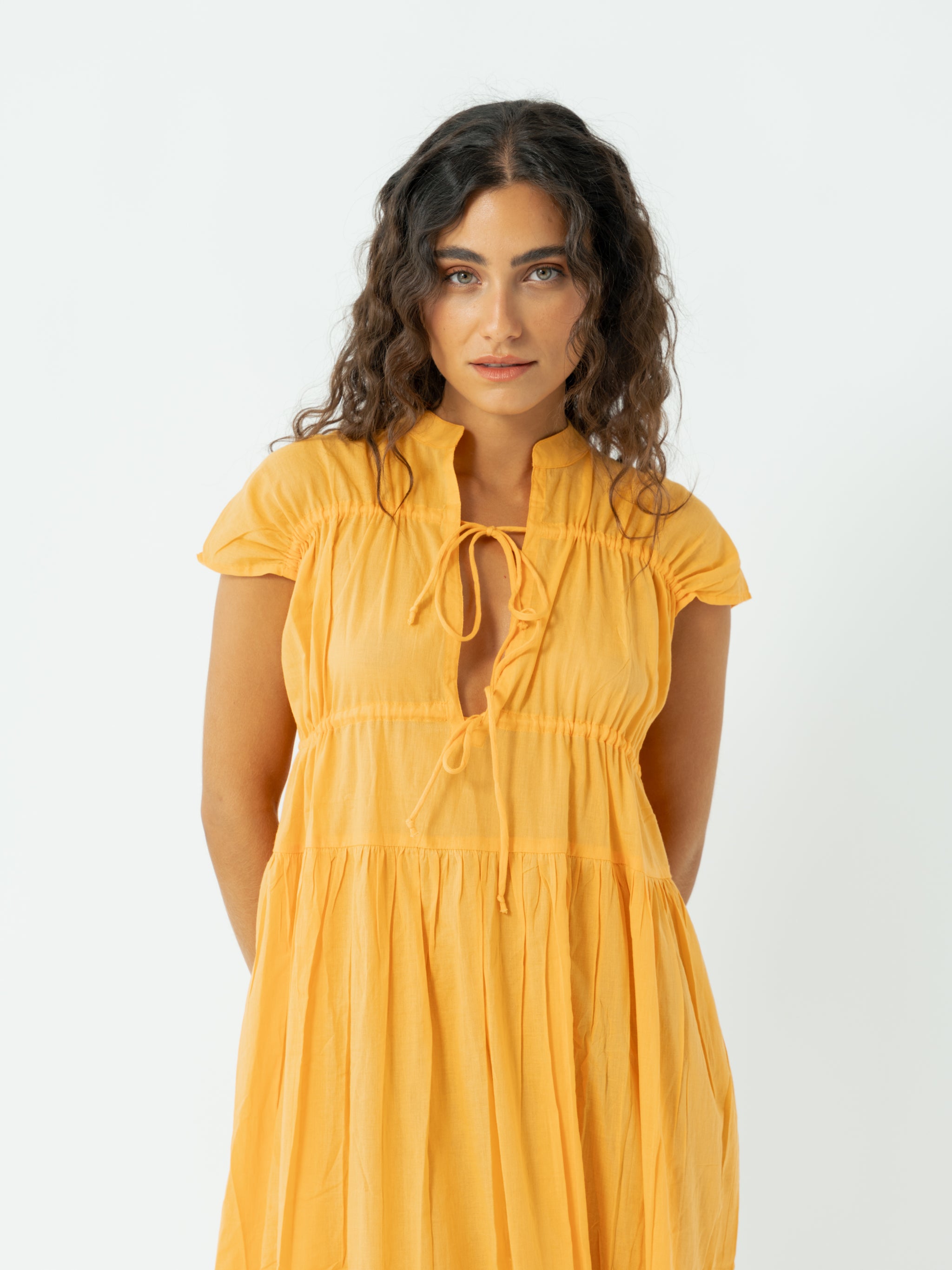 NONNA ORANGE DRESS