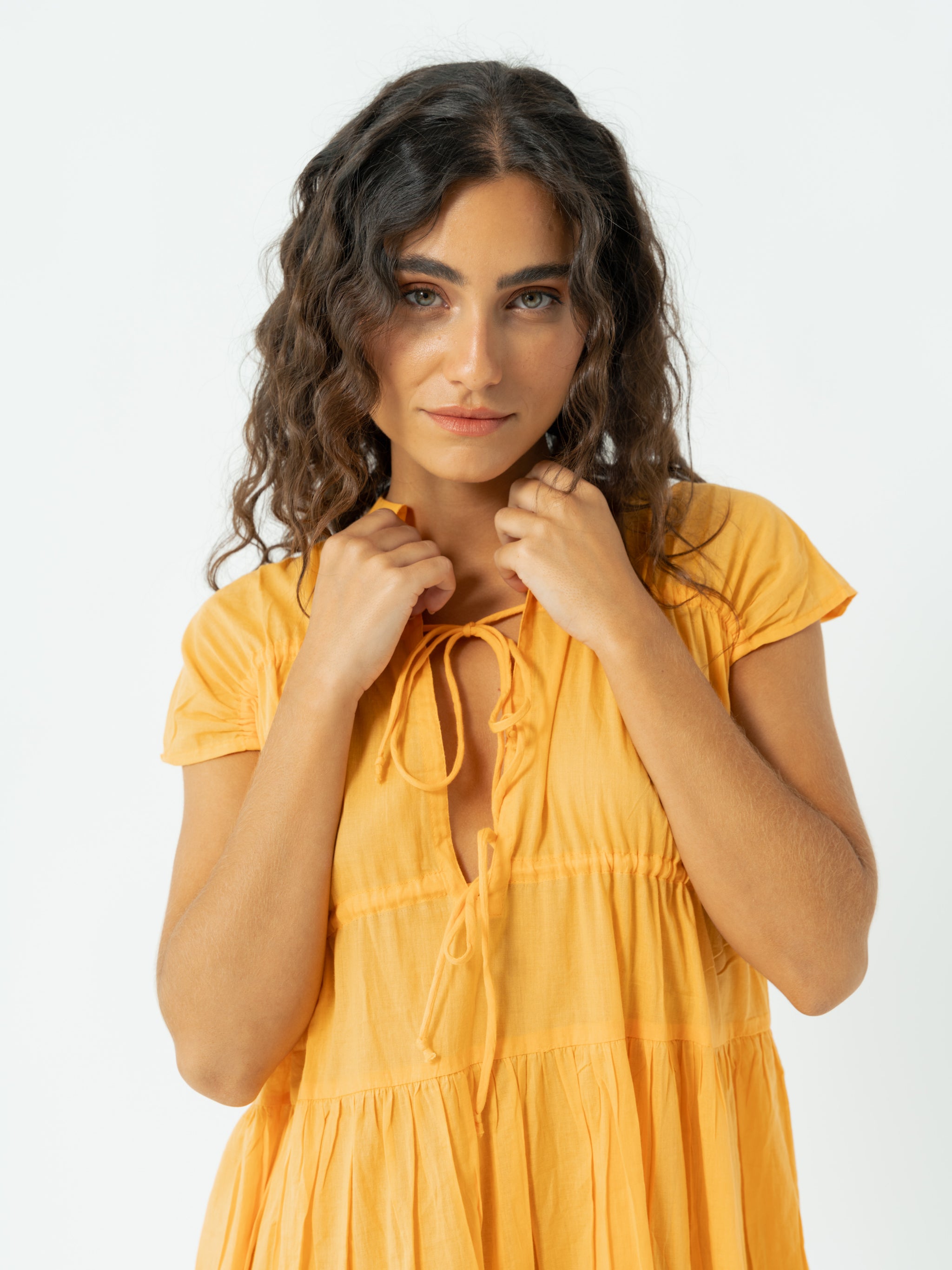 NONNA ORANGE DRESS