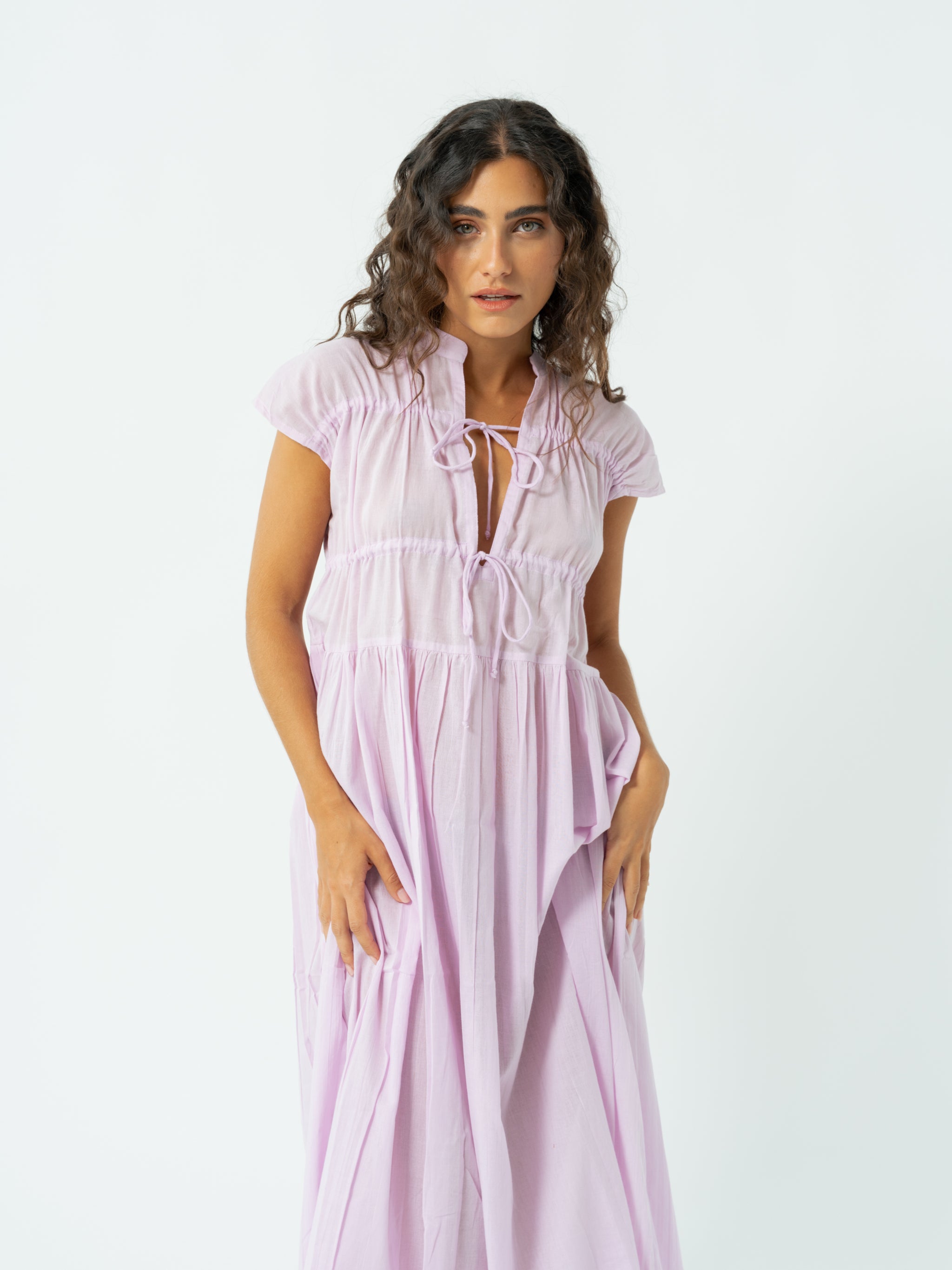 NONNA LILAC DRESS