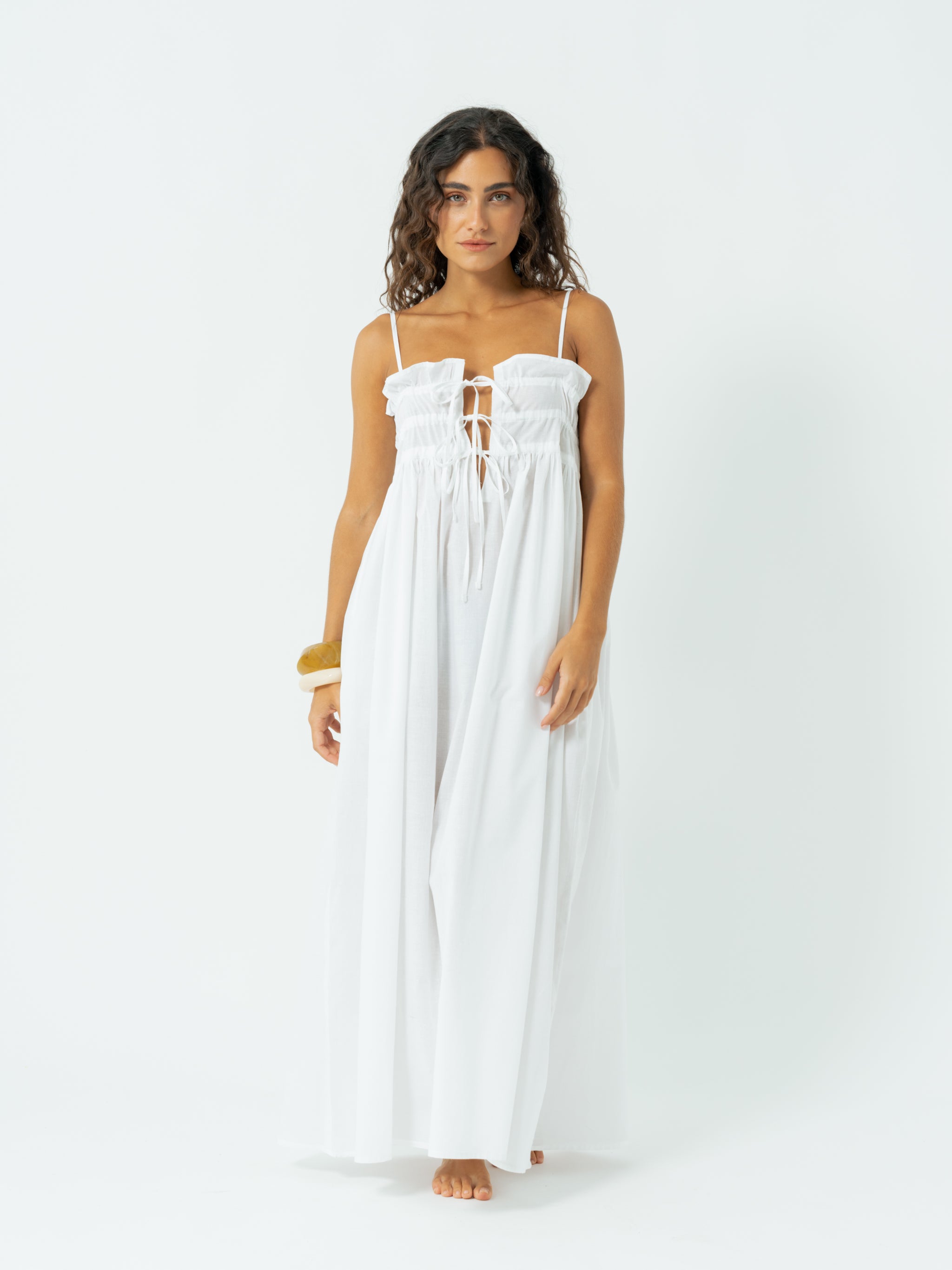 NICOLE WHITE DRESS