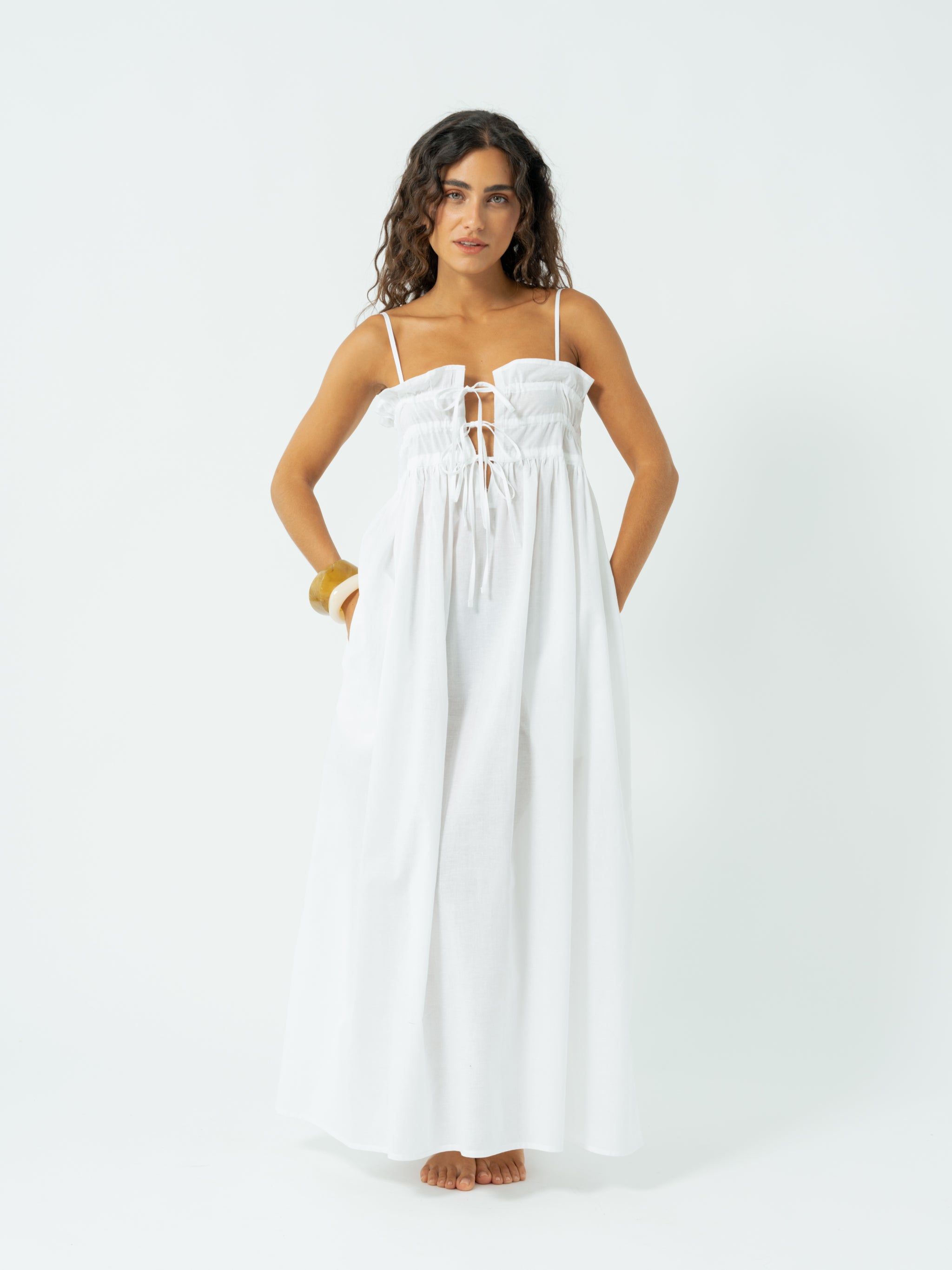 NICOLE WHITE DRESS