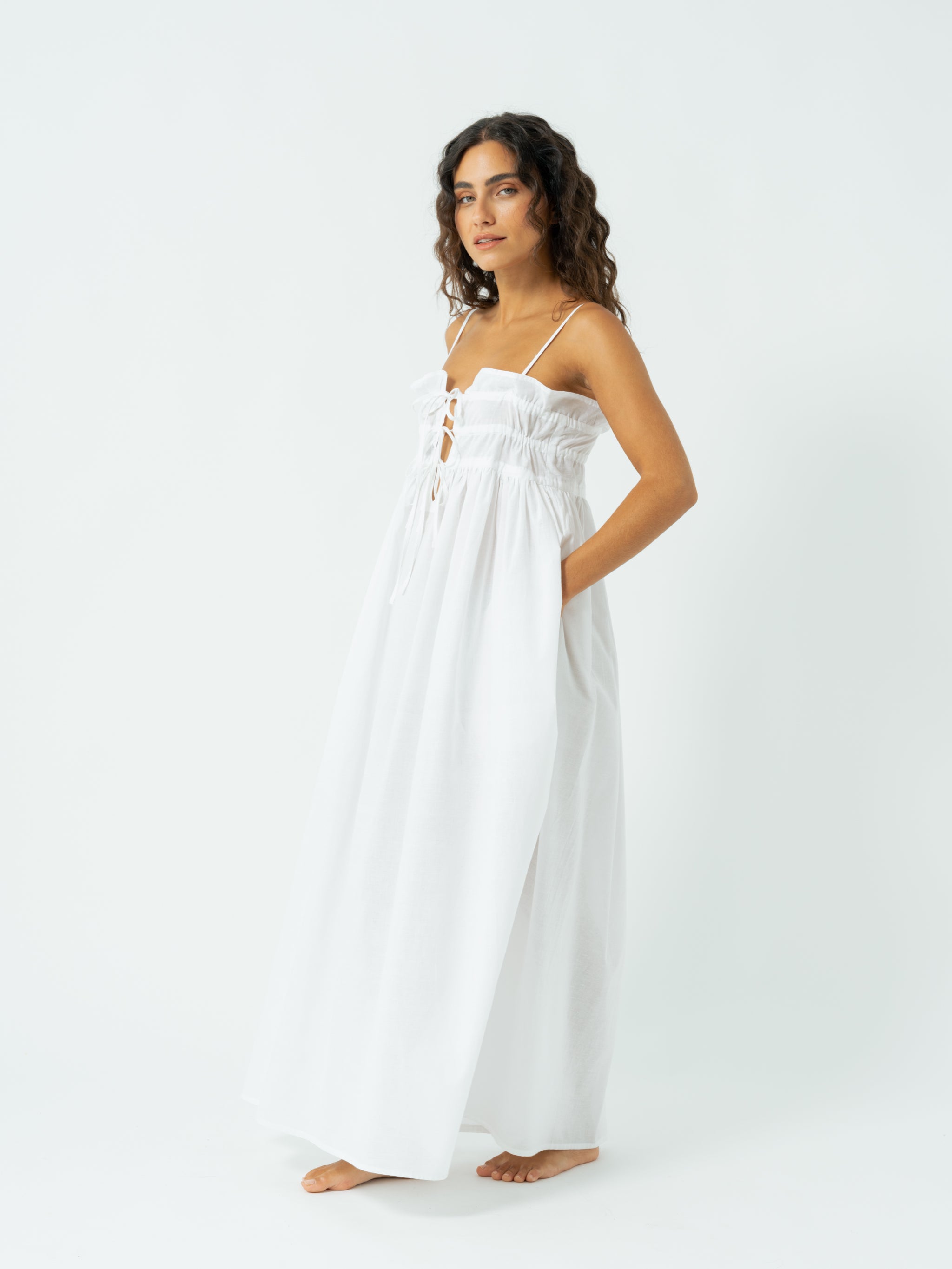 NICOLE WHITE DRESS