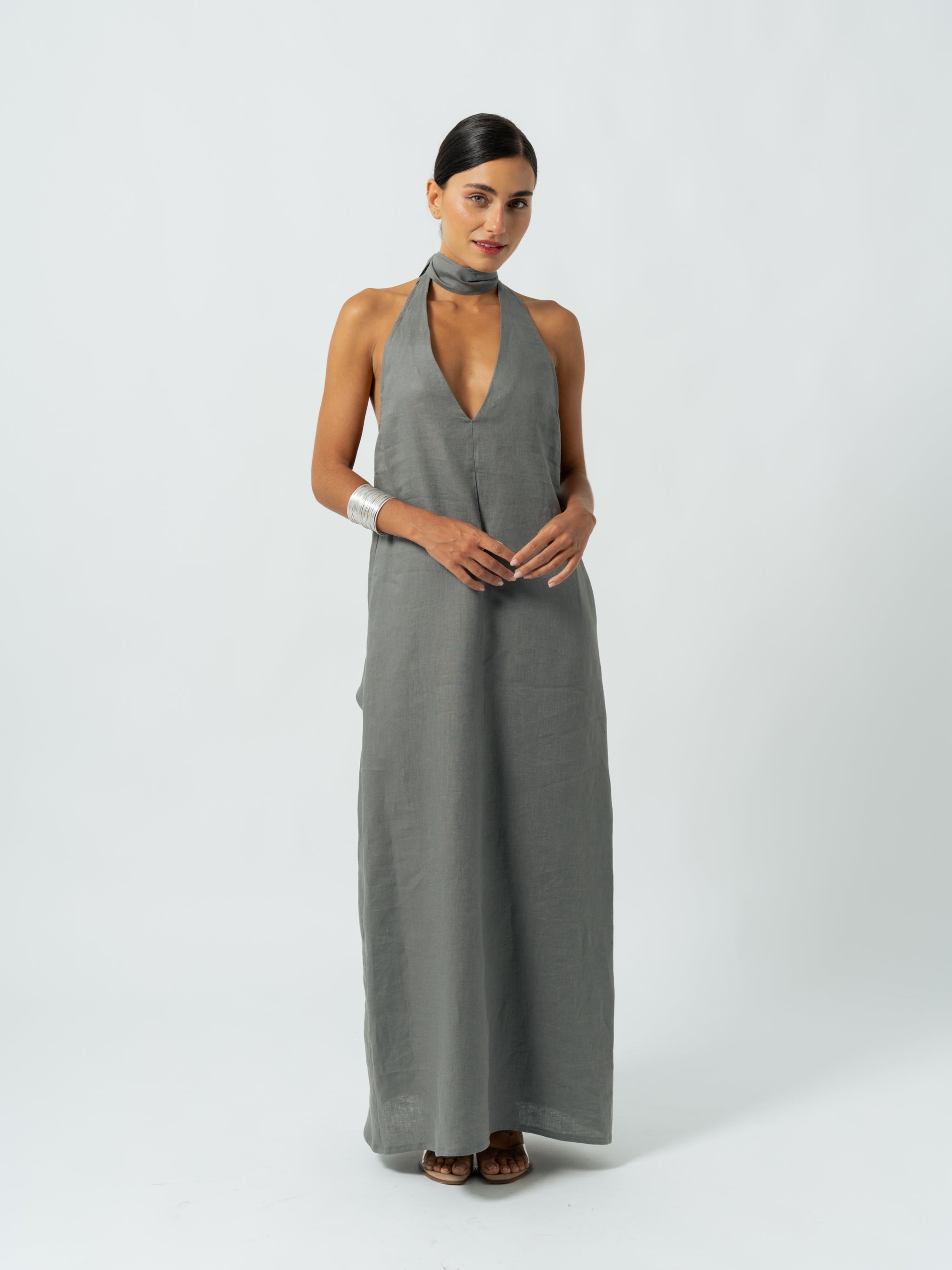 VERA GREY MAXI DRESS