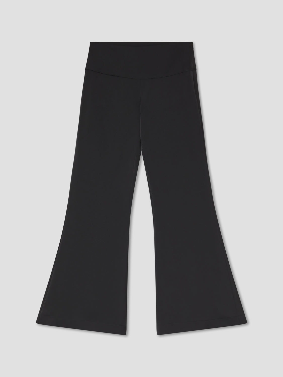 SATIN BLACK TROUSERS