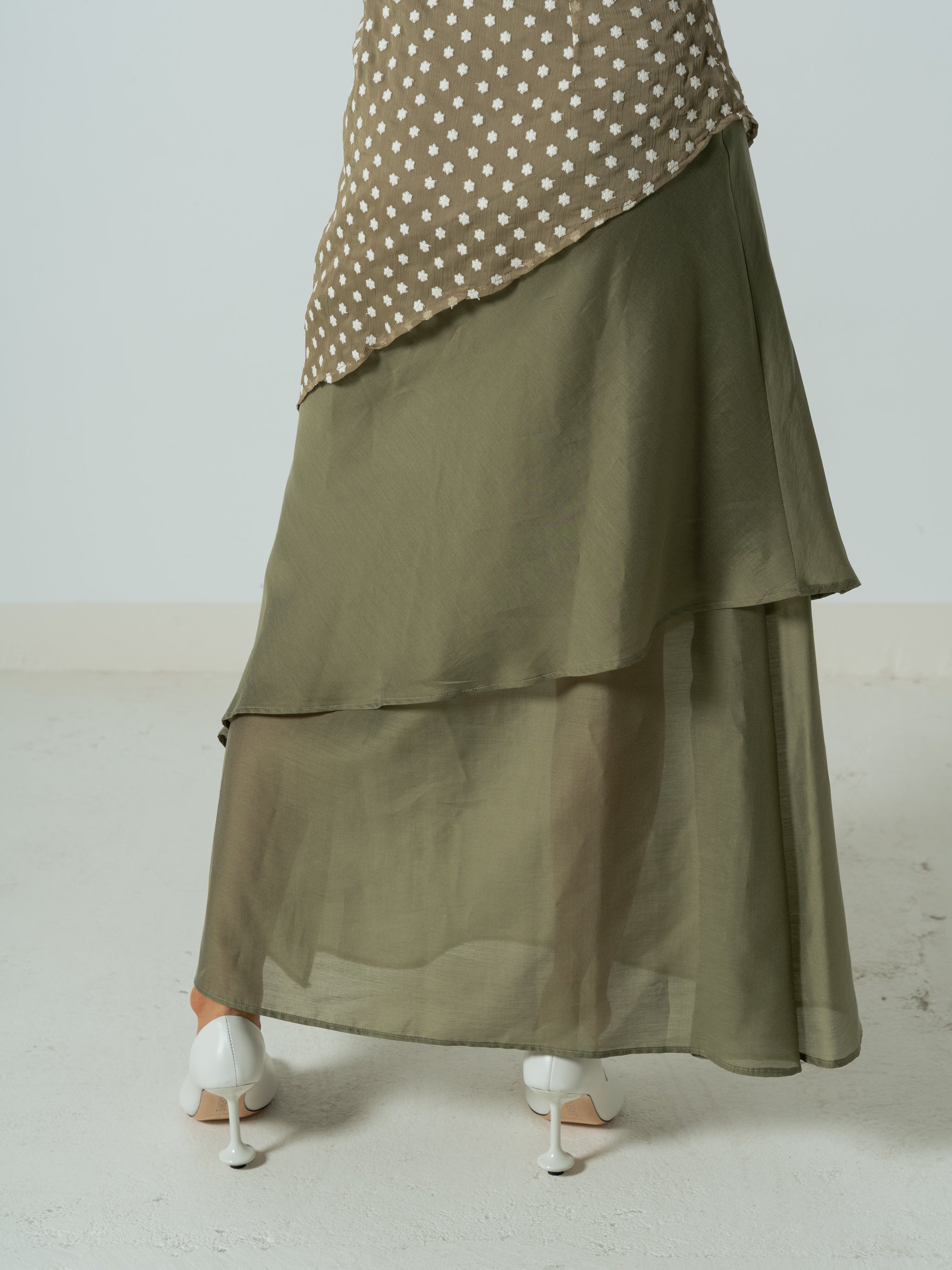 OLIVE GREEN MAXI DRESS