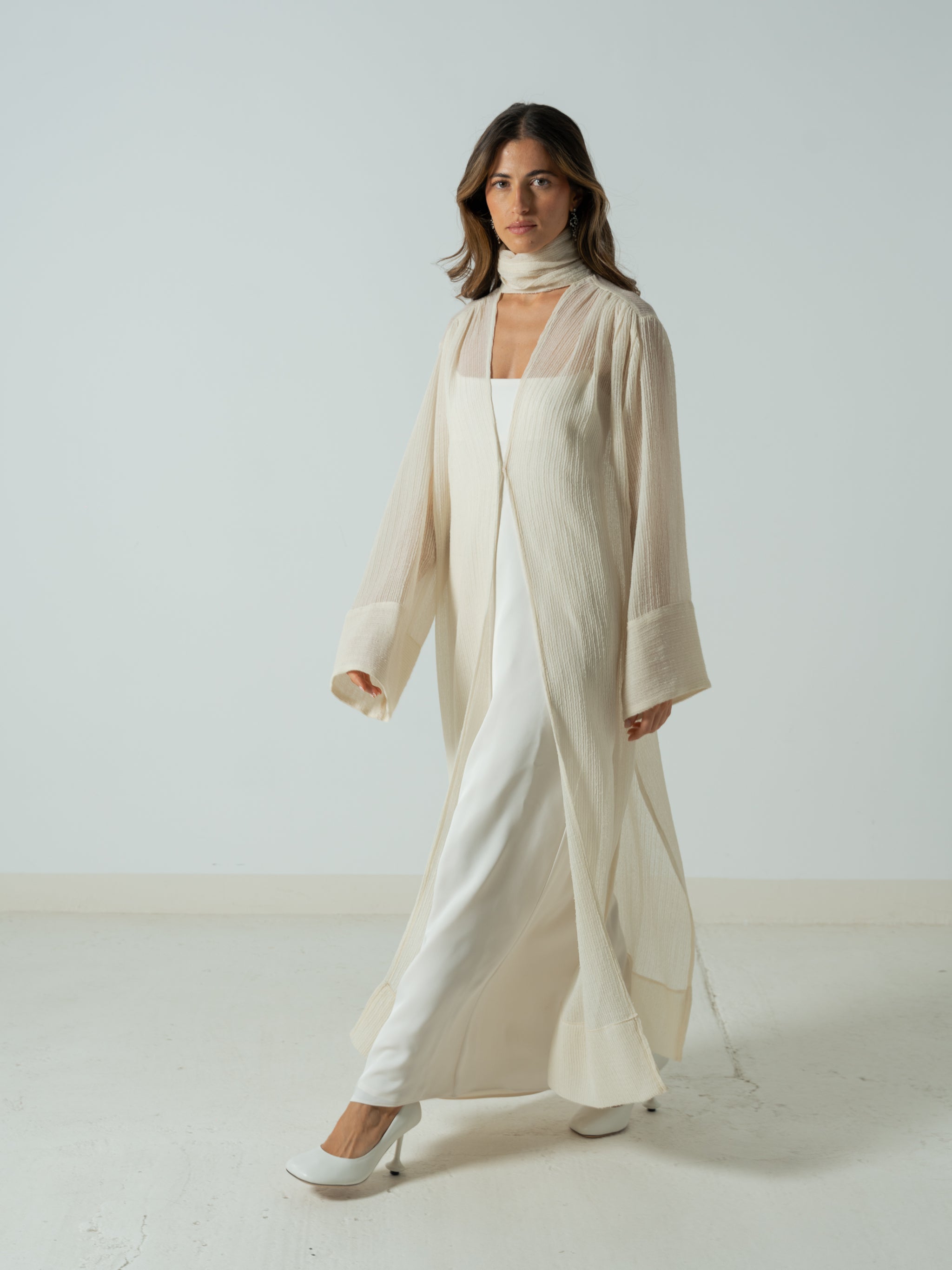 SIMONA WHITE SATIN DRESS