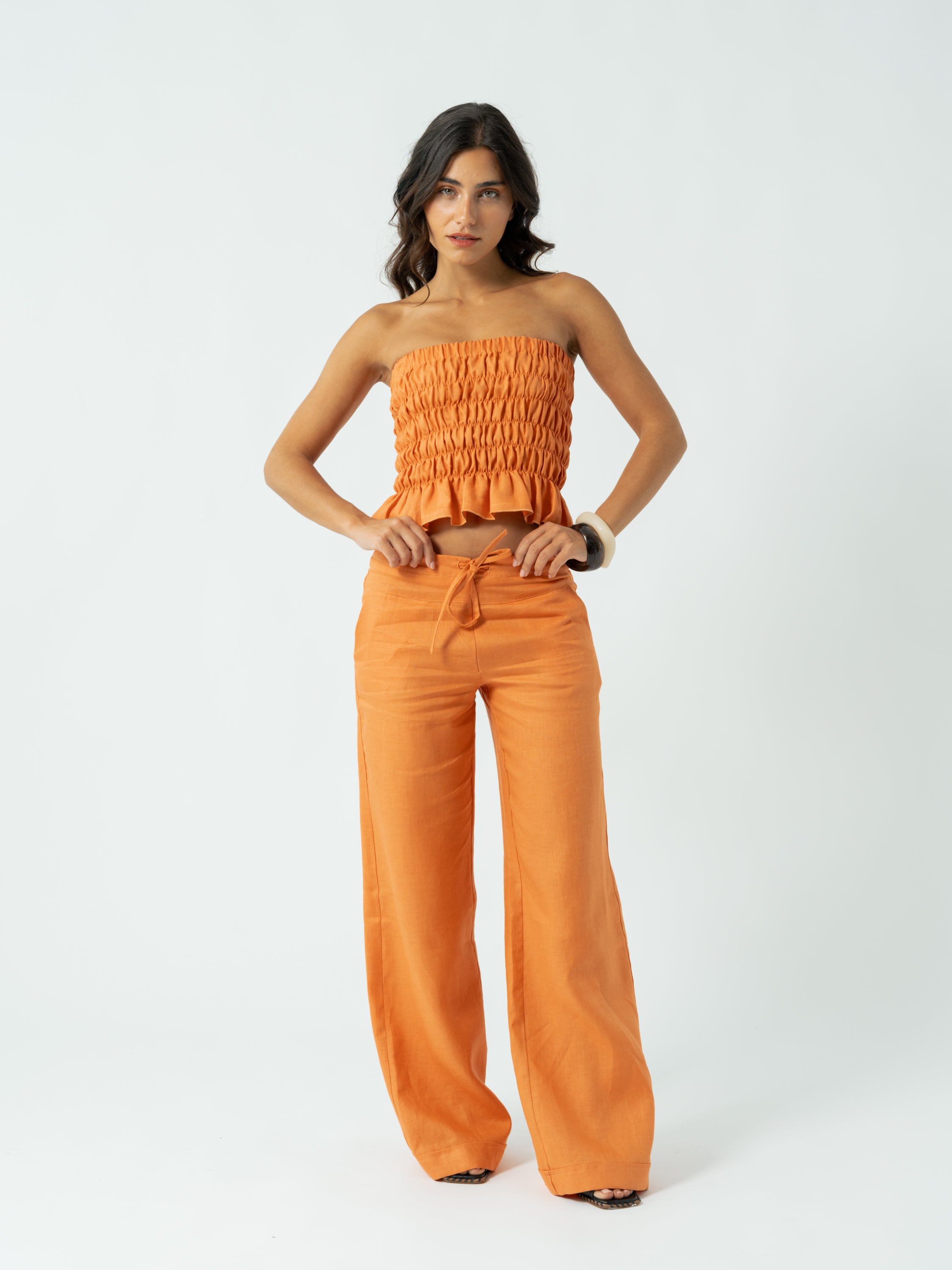 GILDA ORANGE TROUSERS