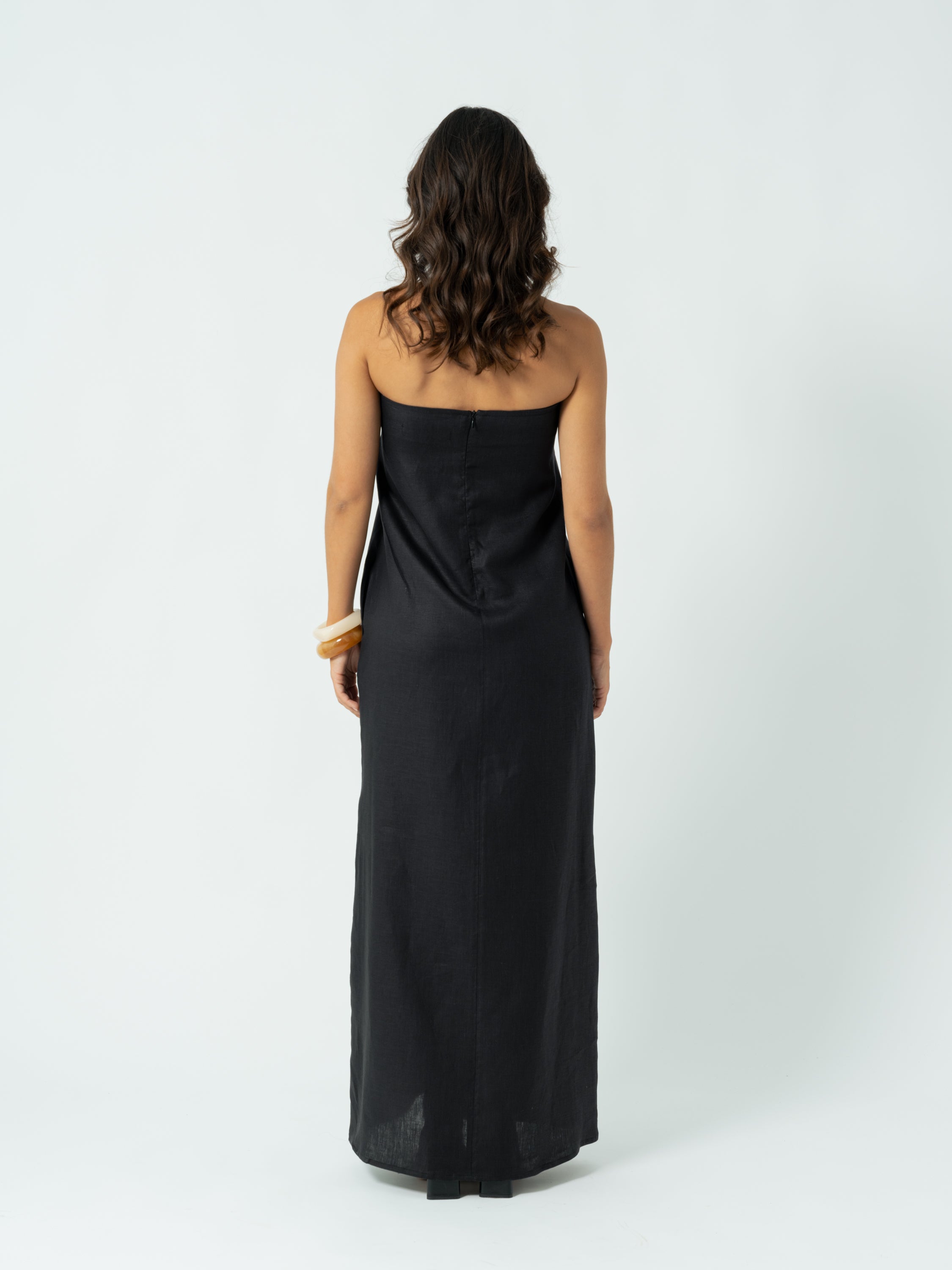 BELLA BLACK MAXI DRESS