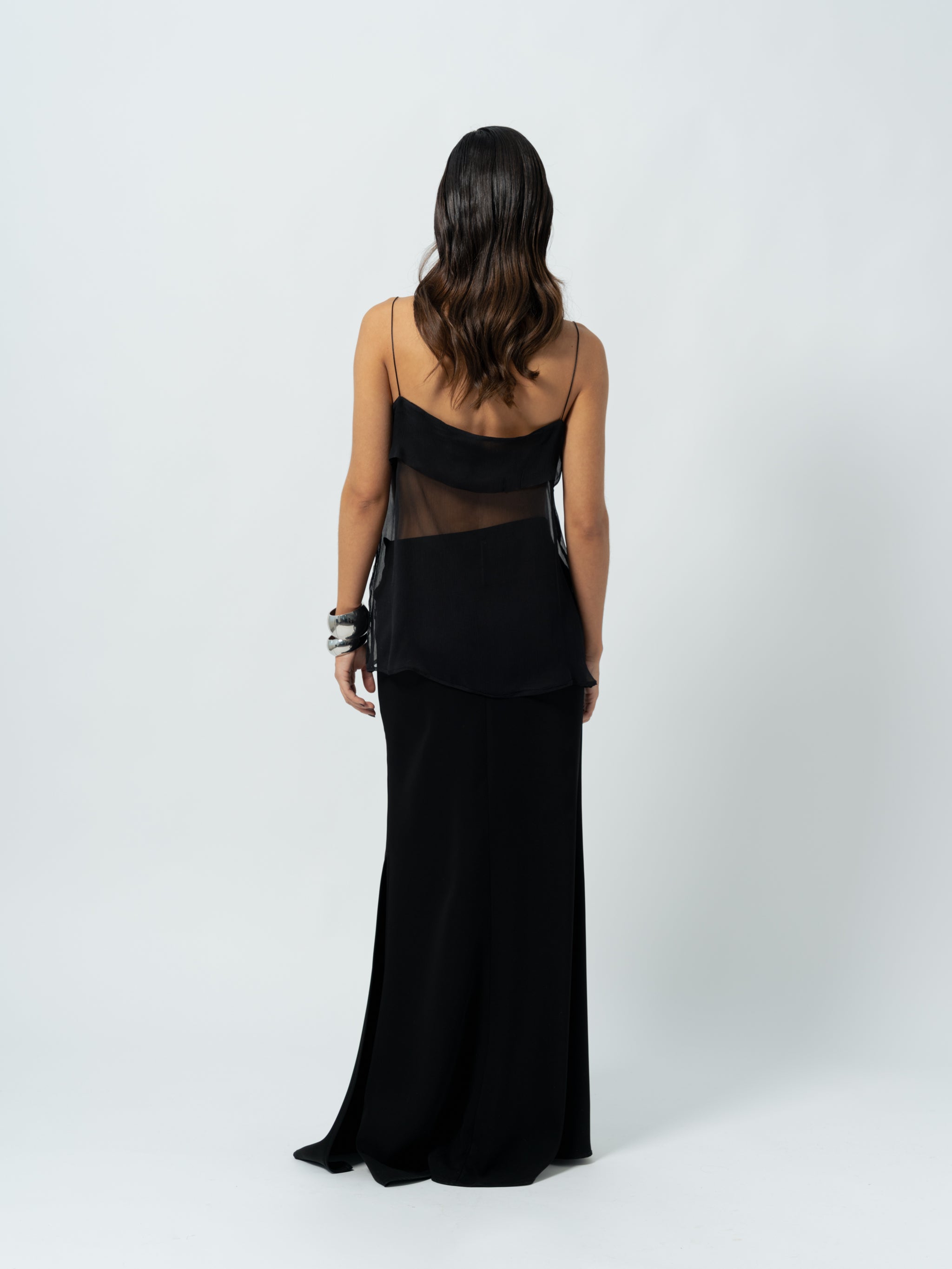 BLACK MAXI SKIRT