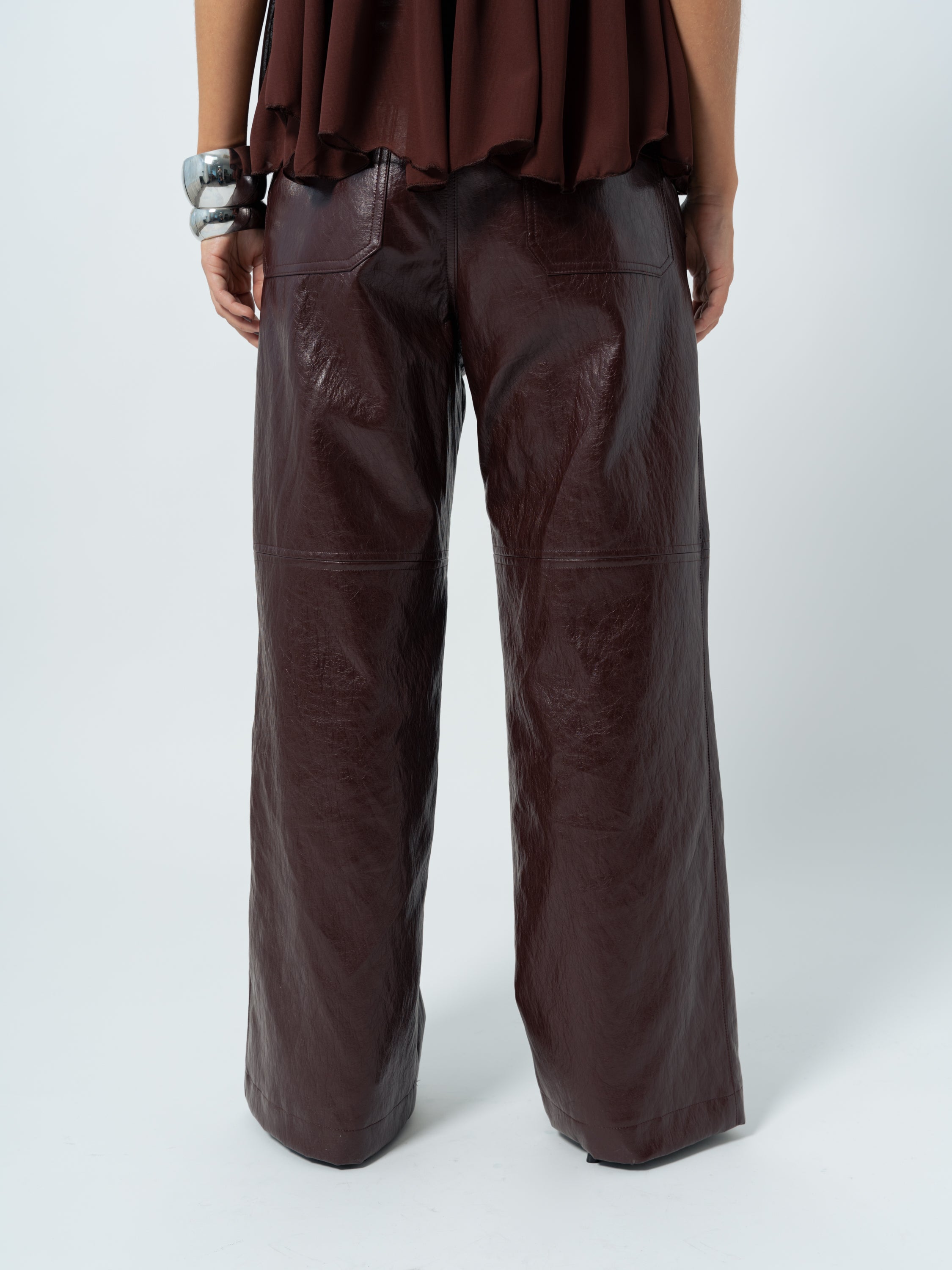 TOMBOY BURGUNDY TROUSERS