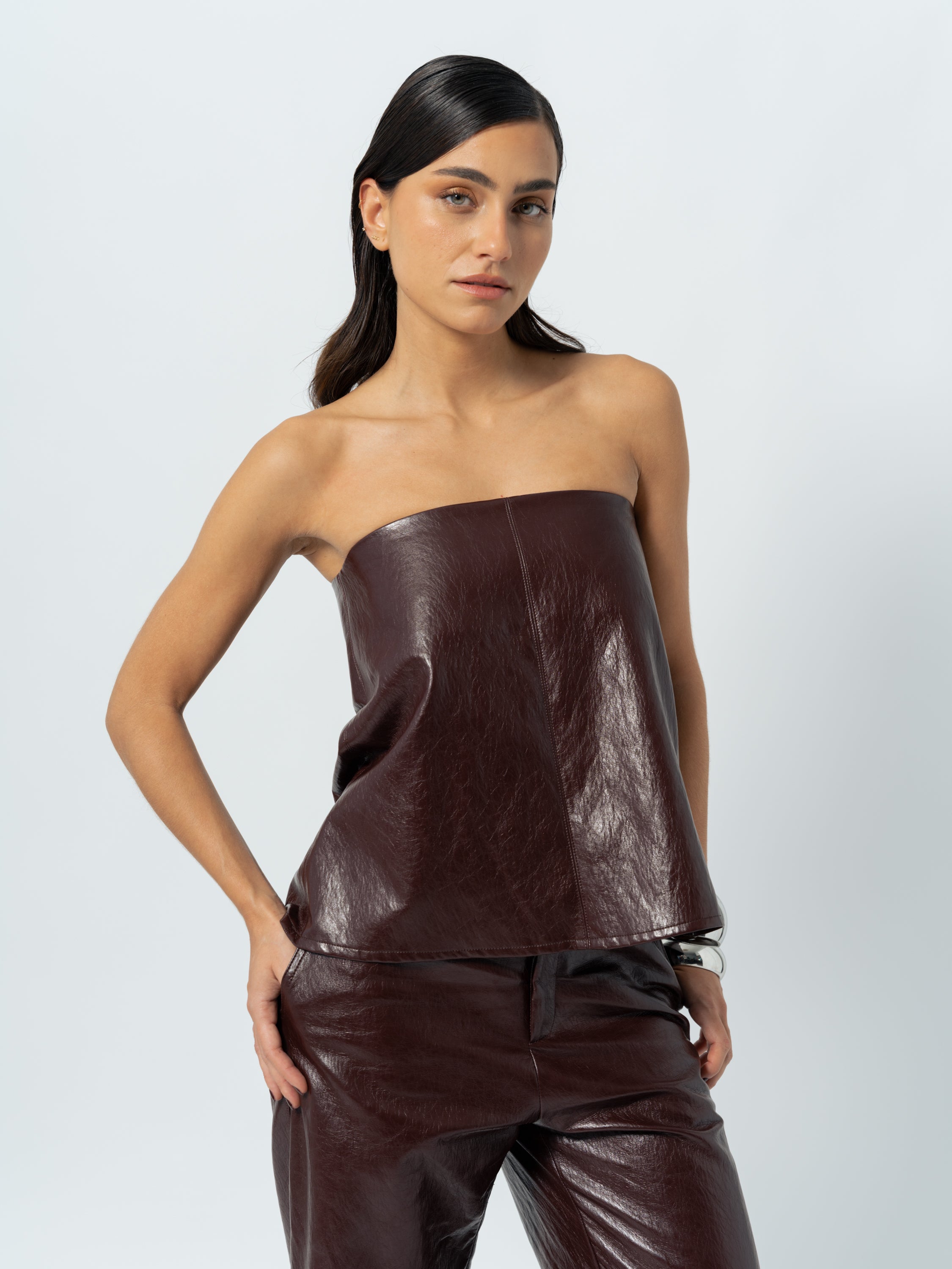 KELLY BURGUNDY TOP