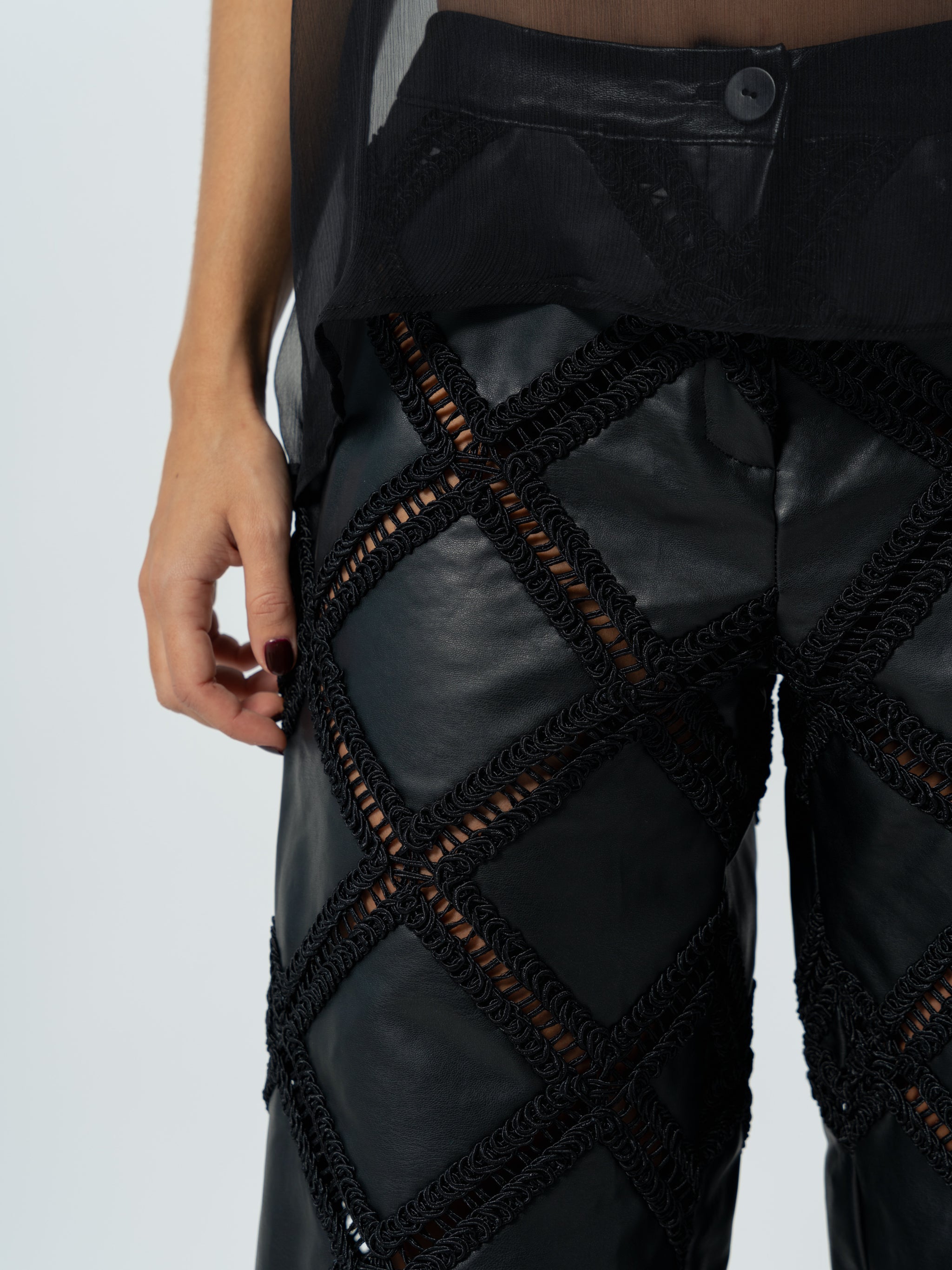 FOXY LEATHER TROUSERS