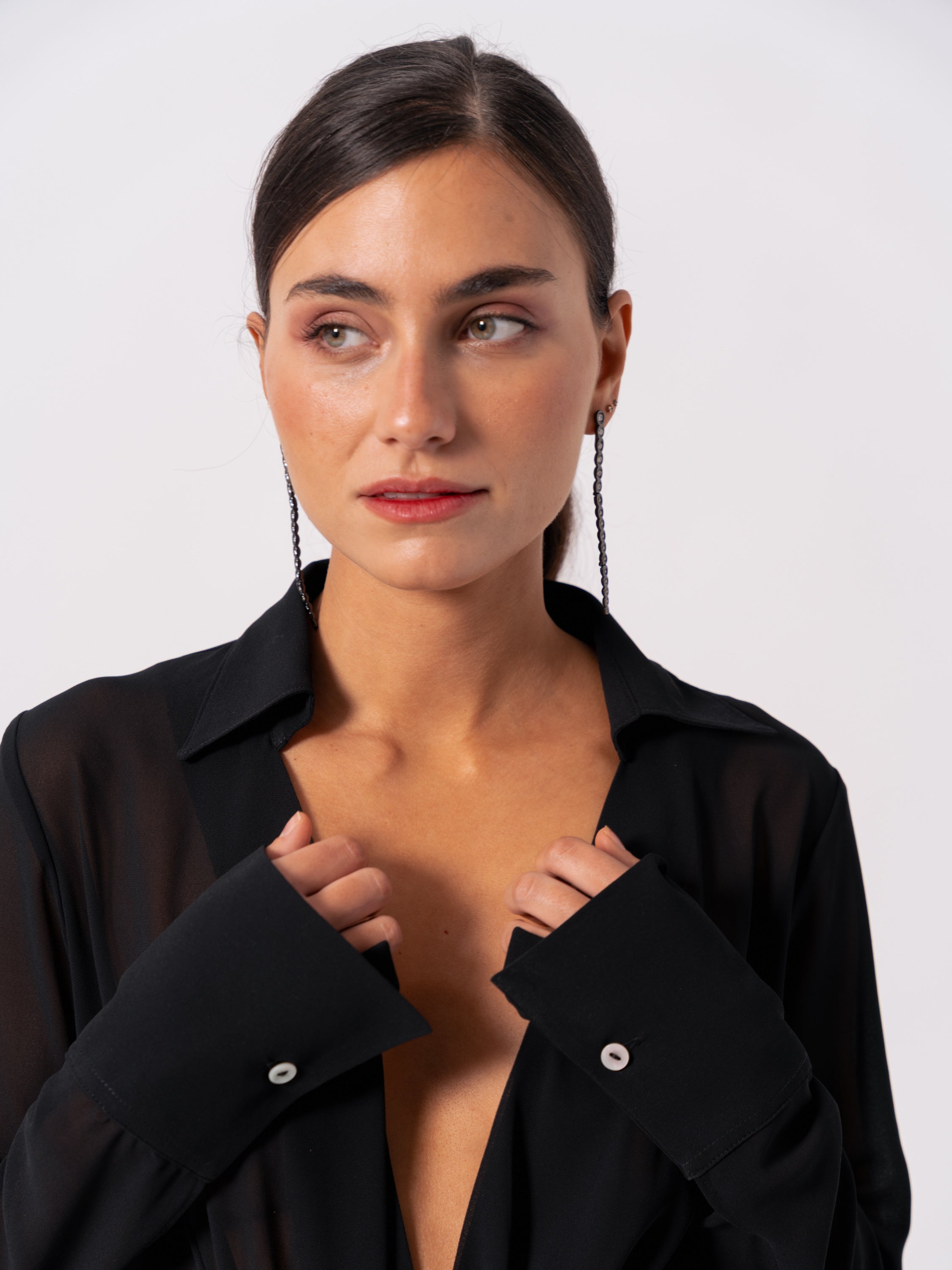 BLACK WRAP TOP – Nutka Studios
