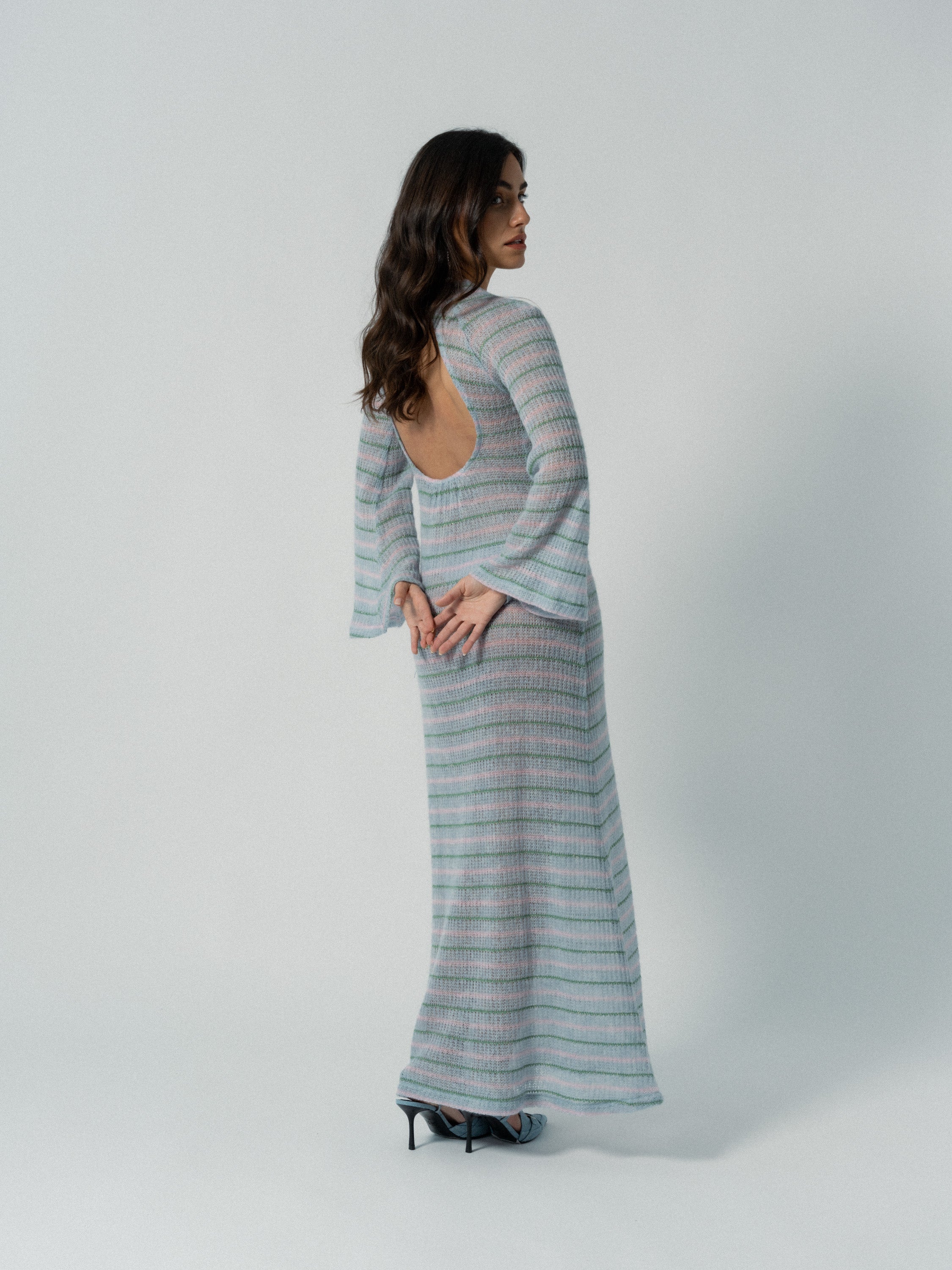 MALIBU STRIPES MAXI DRESS