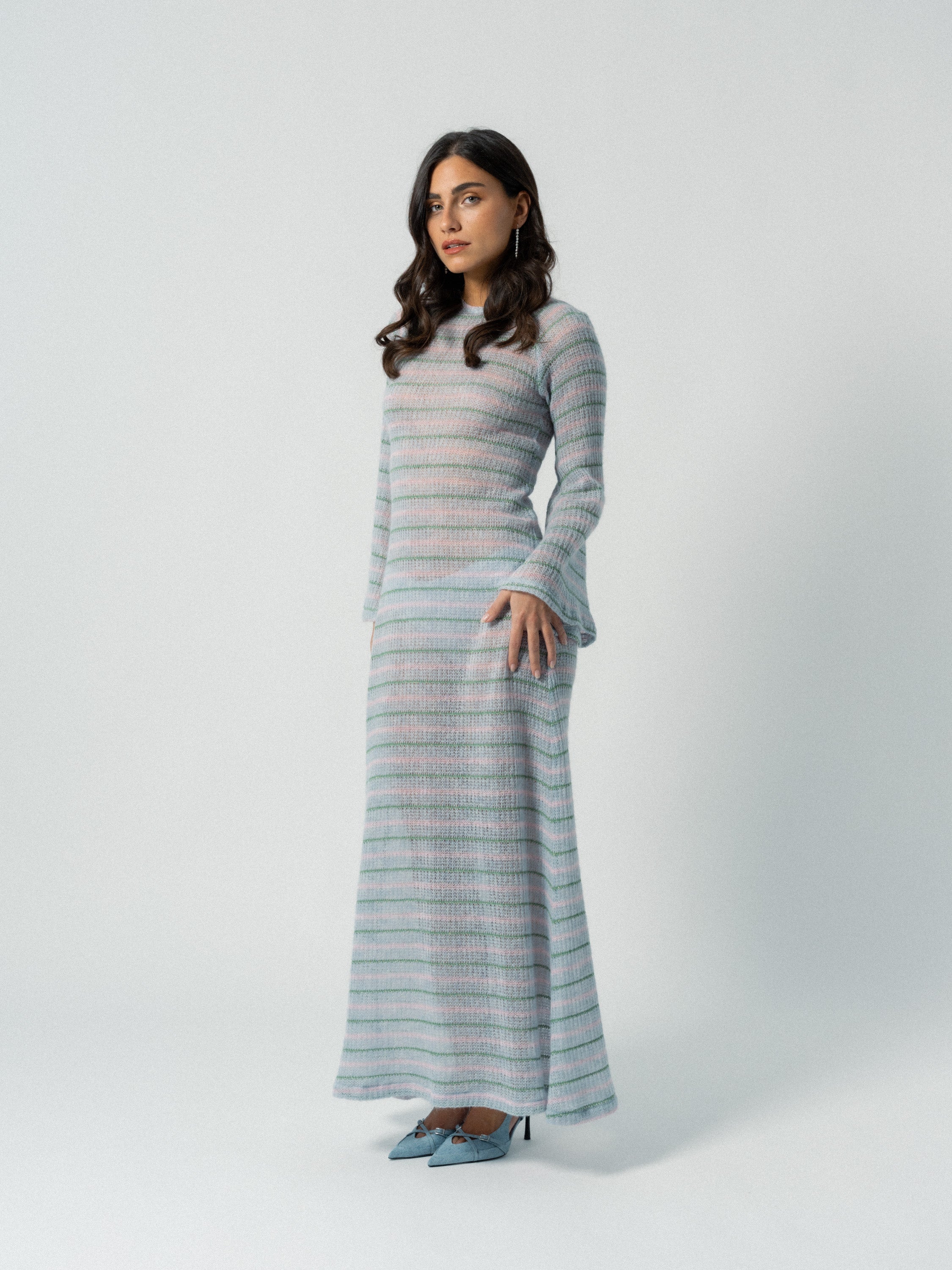 MALIBU STRIPES MAXI DRESS