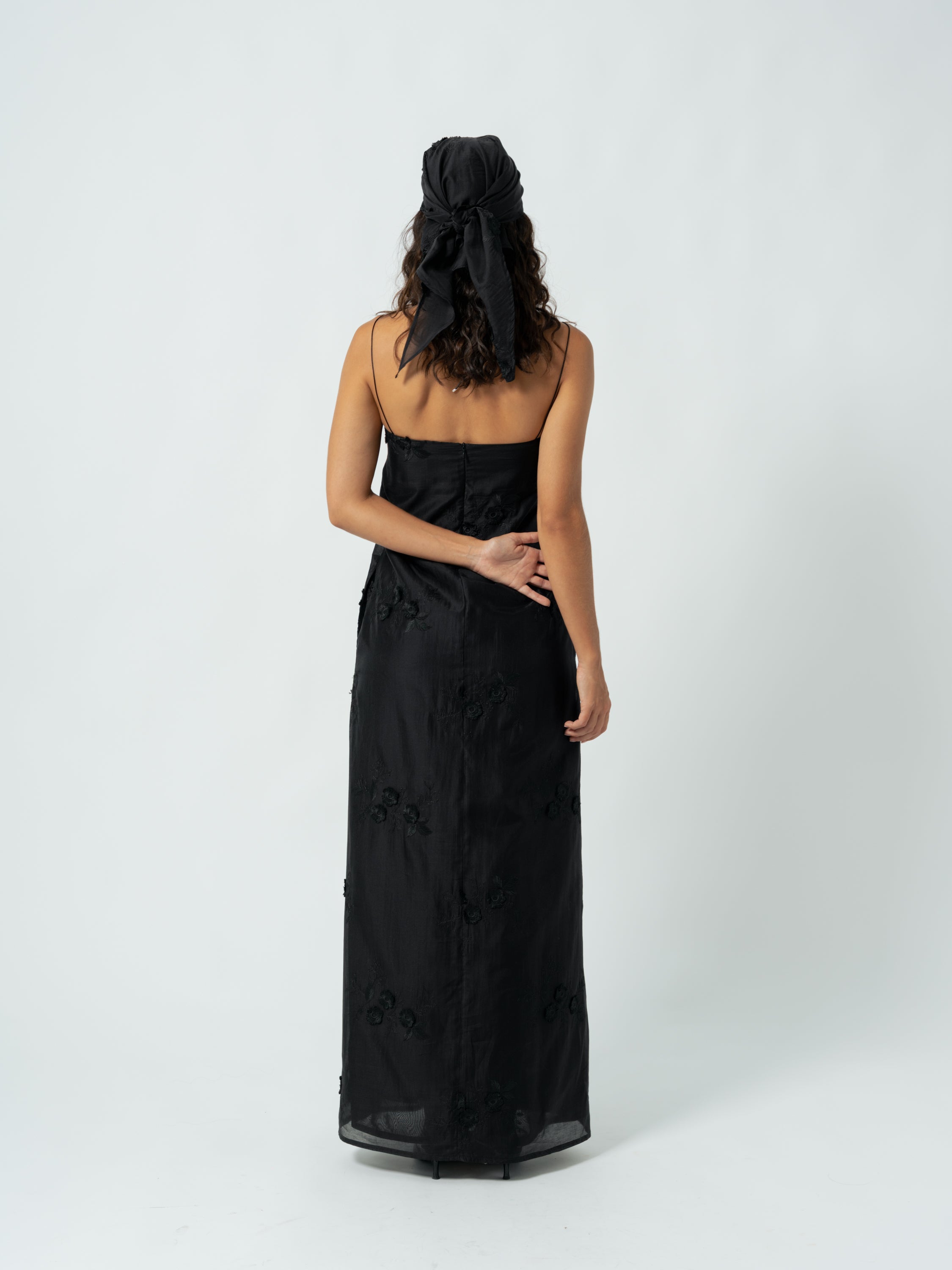 CAMILLE BLACK MAXI DRESS