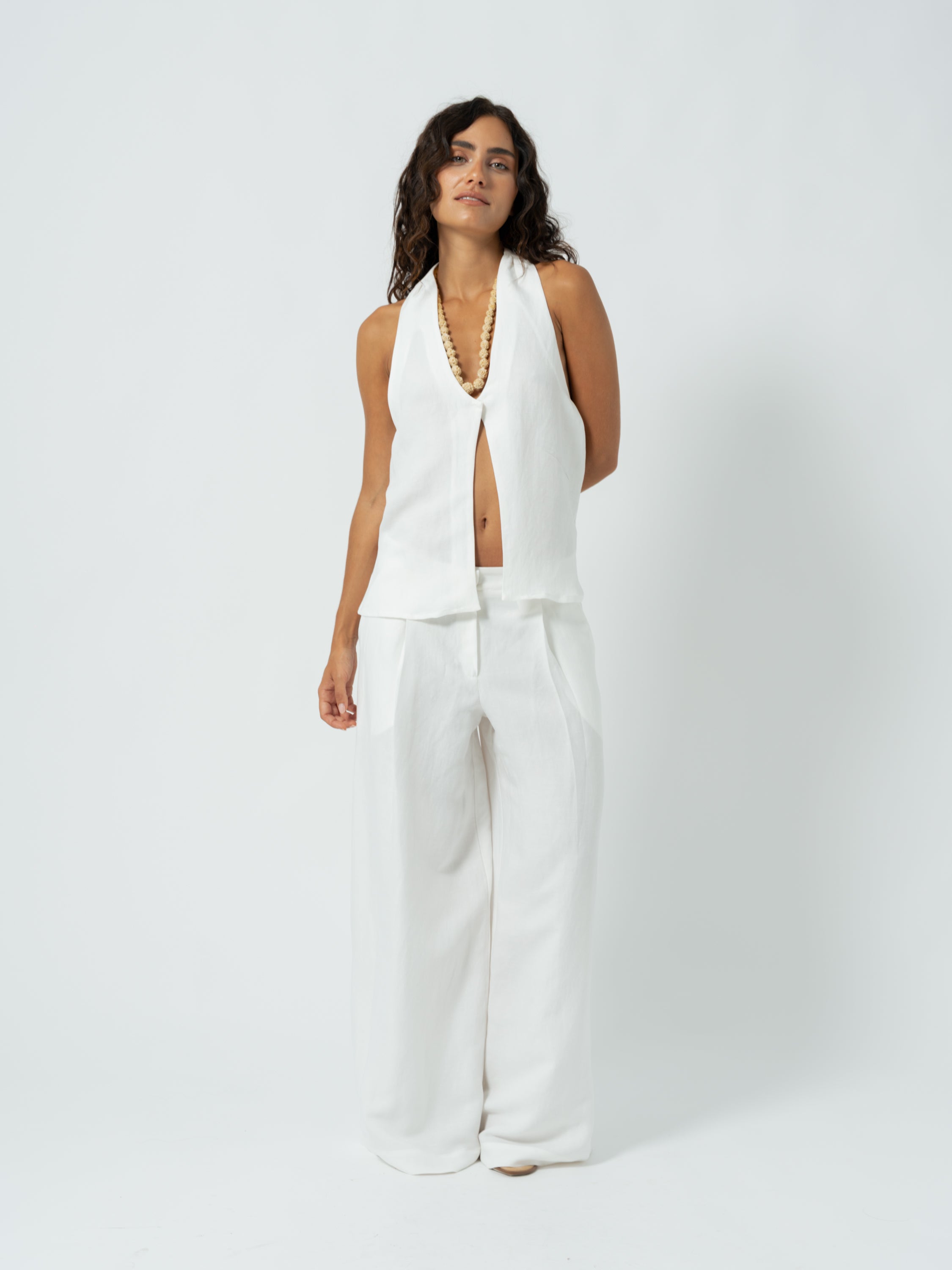 SOPHIA WHITE TROUSERS