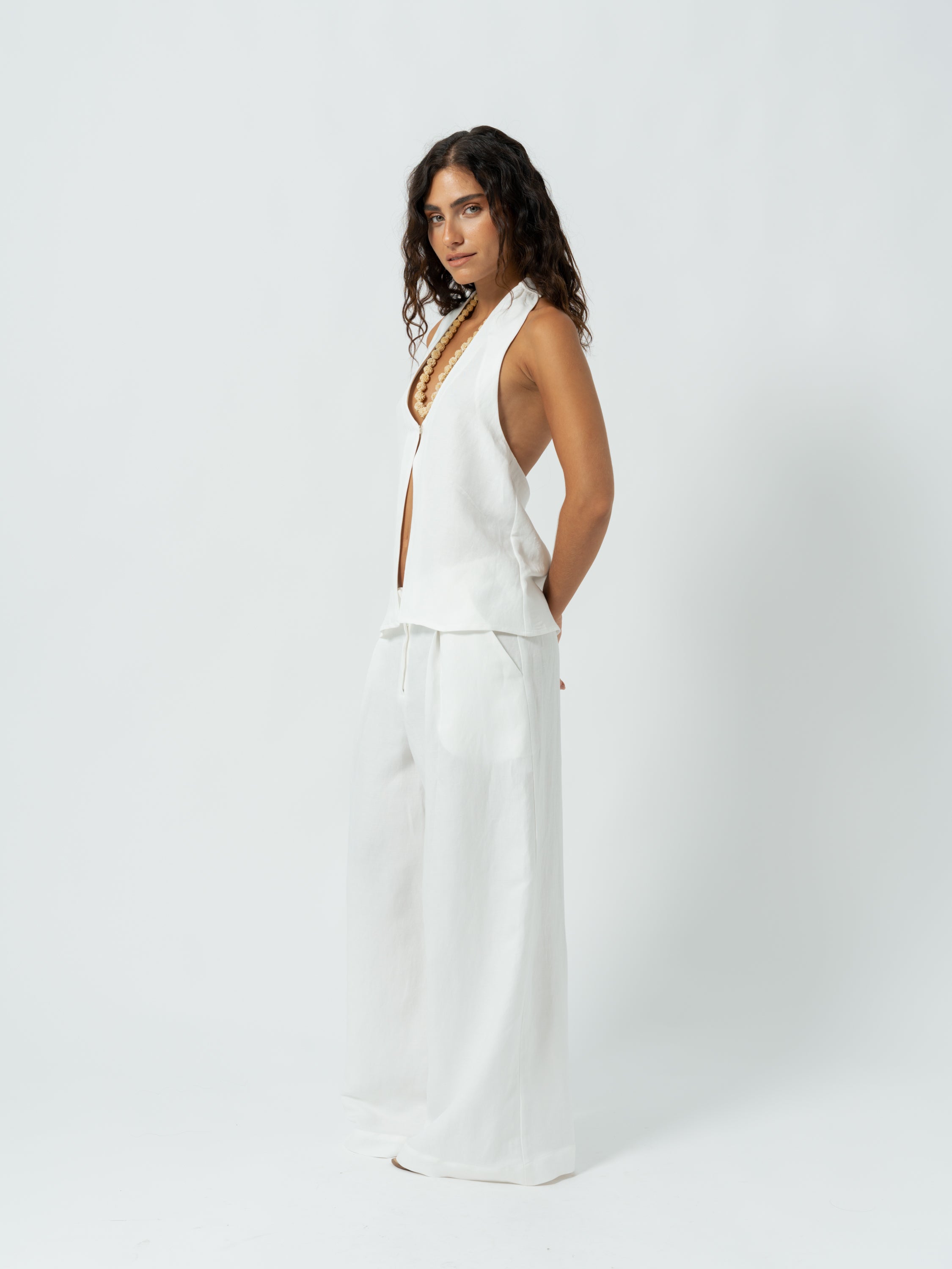 SOPHIA WHITE TROUSERS