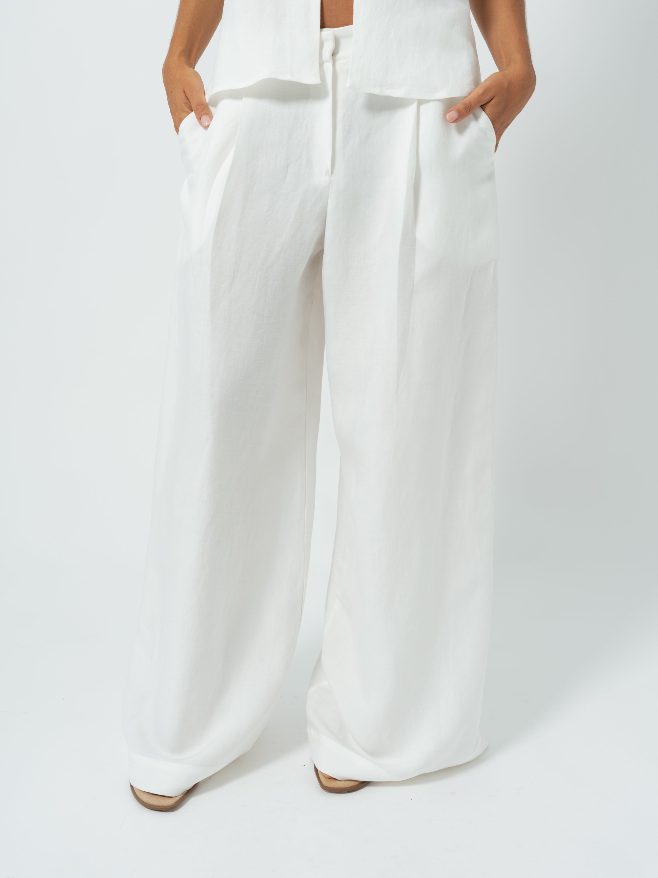 SOPHIA WHITE TROUSERS