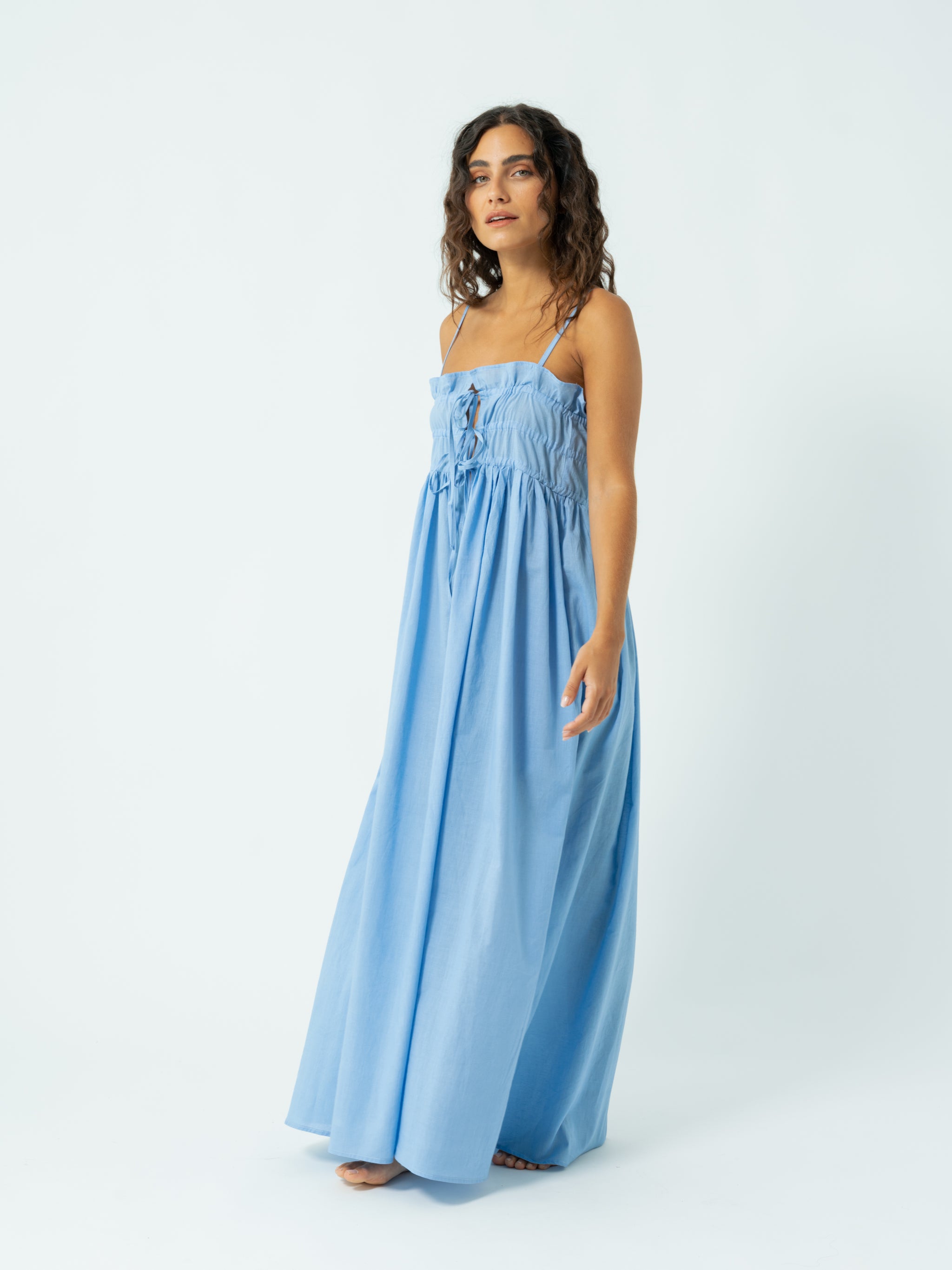 NICOLE BLUE DRESS – Nutka Studios