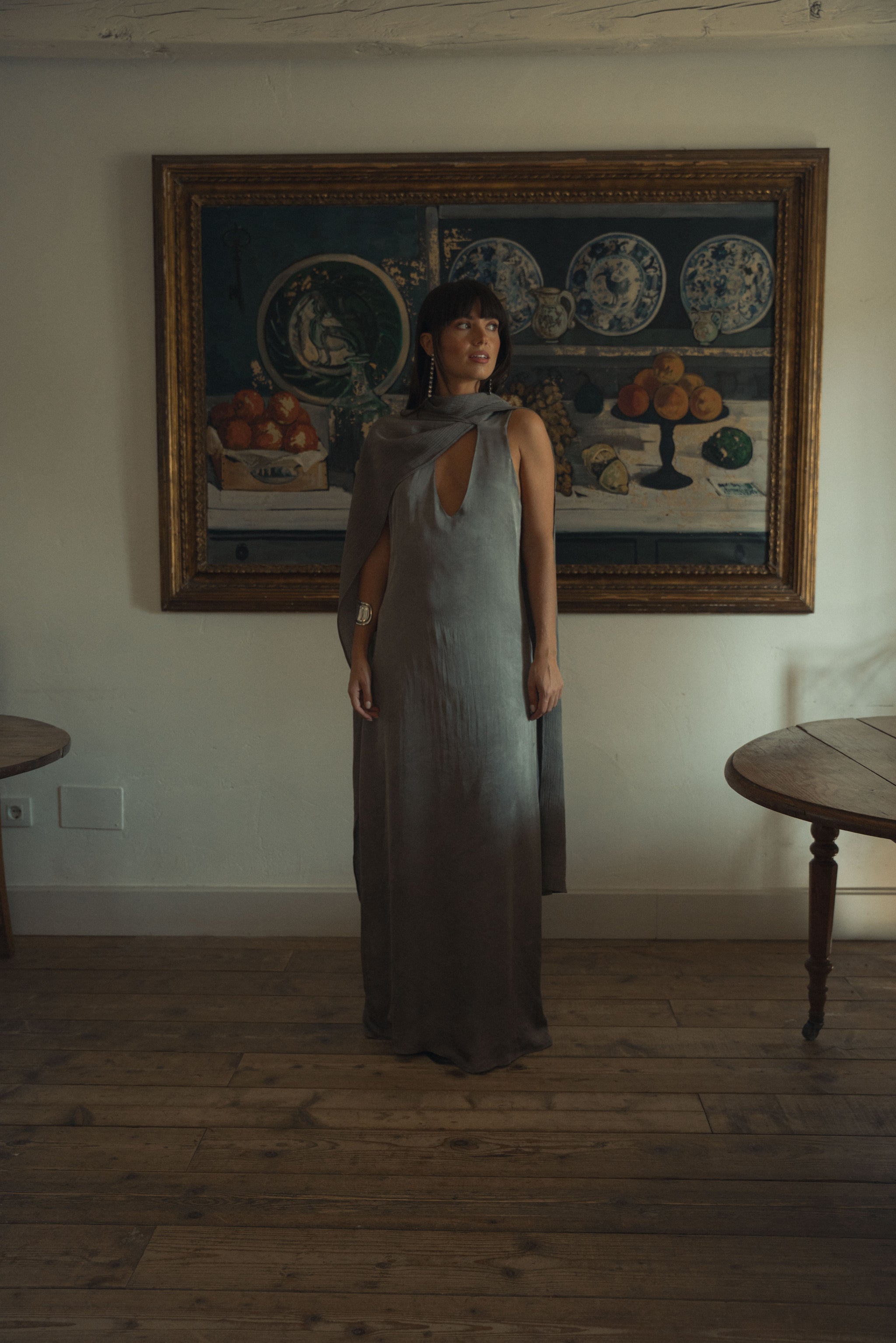 GREY MAXI DRESS