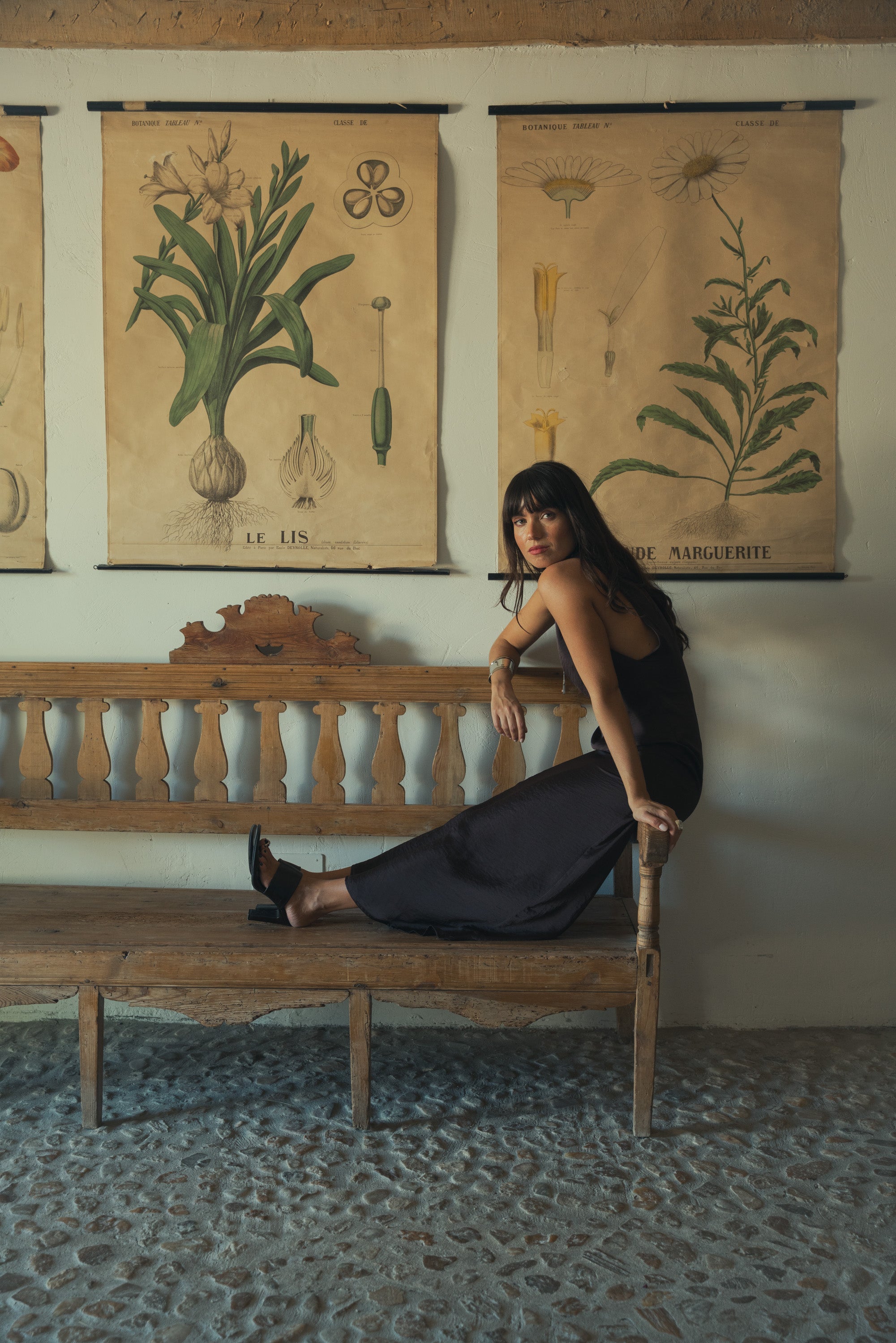 CHOCOLATE LONG DRESS