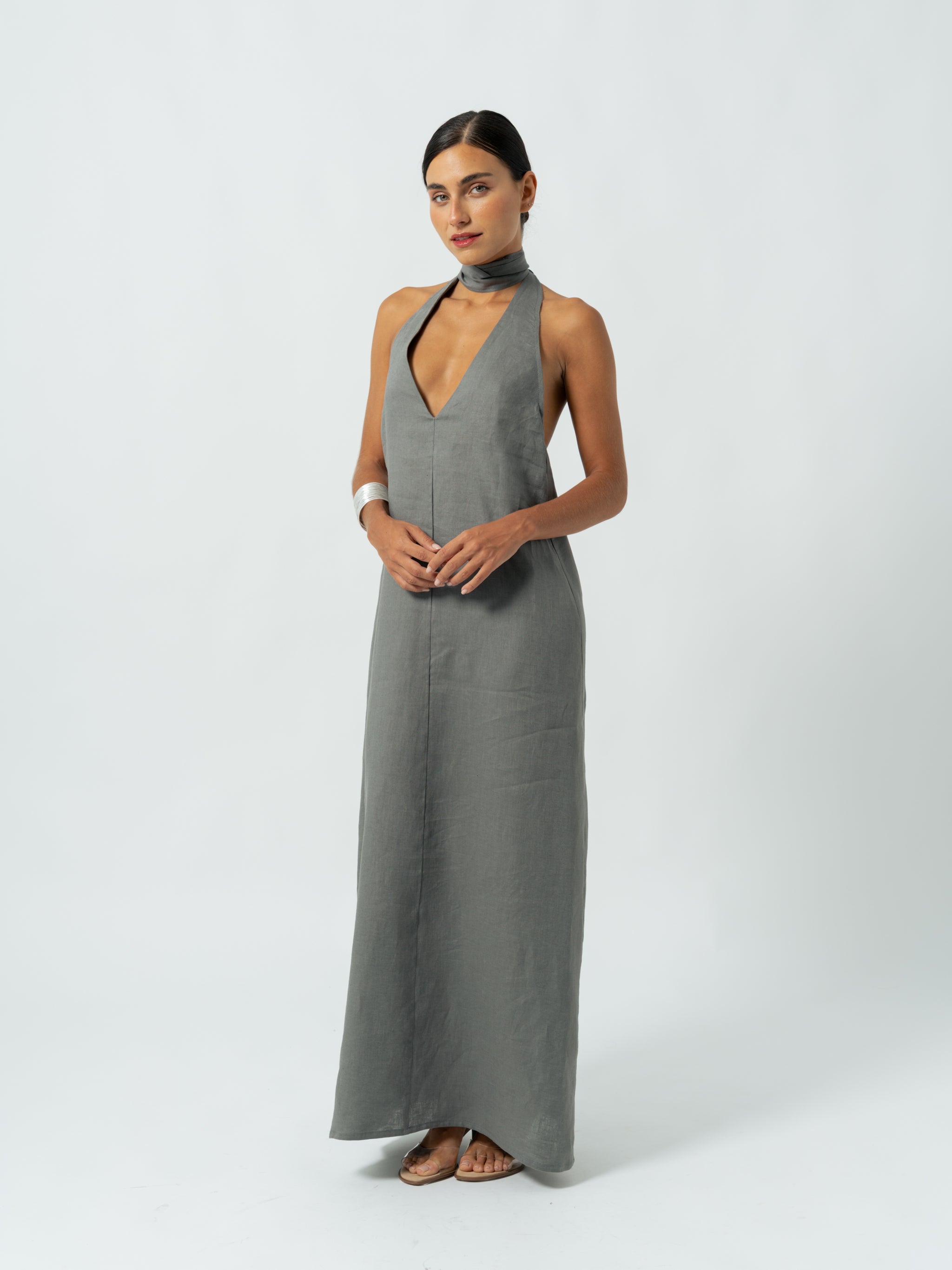 VERA GREY MAXI DRESS