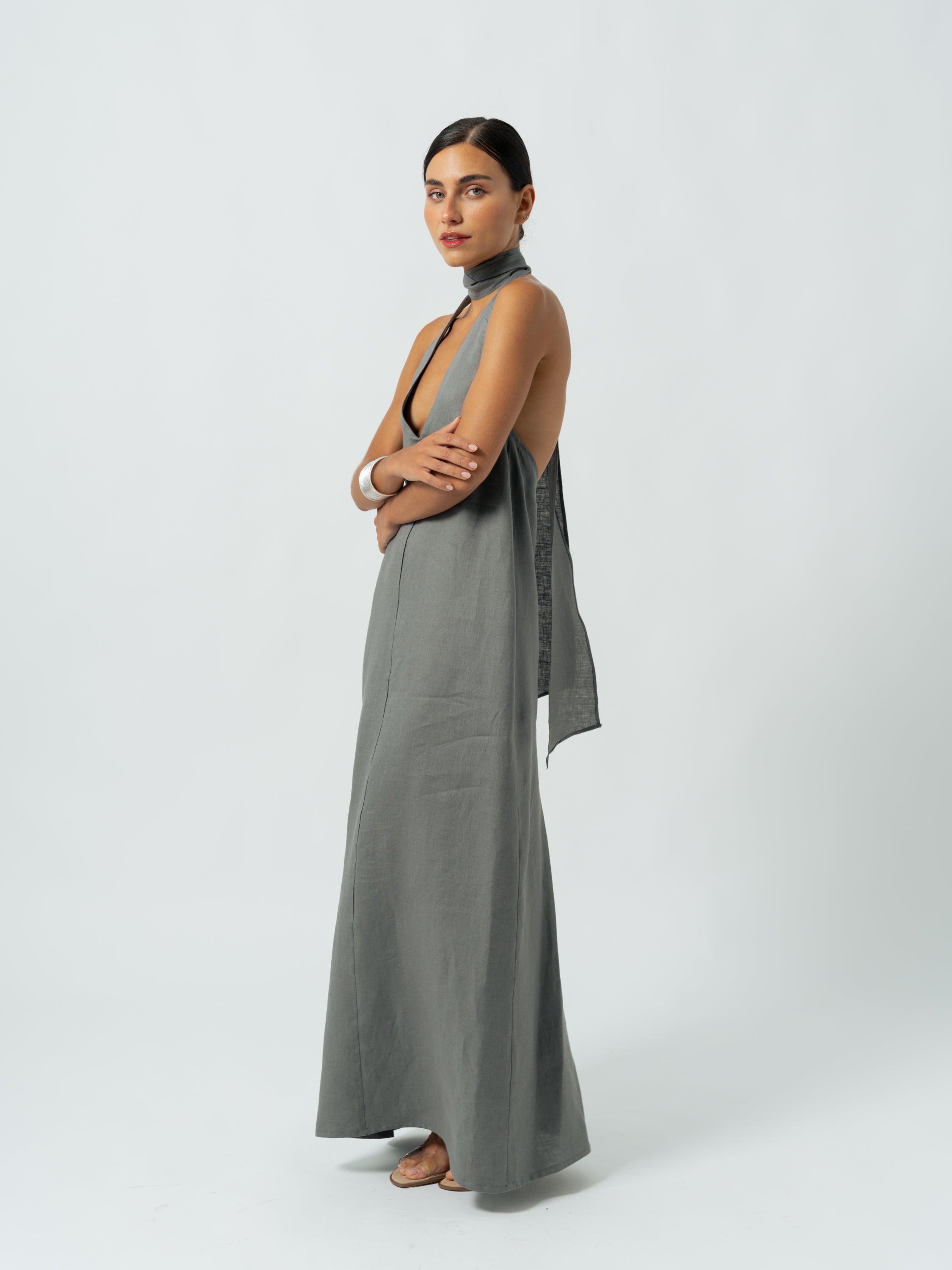 VERA GREY MAXI DRESS
