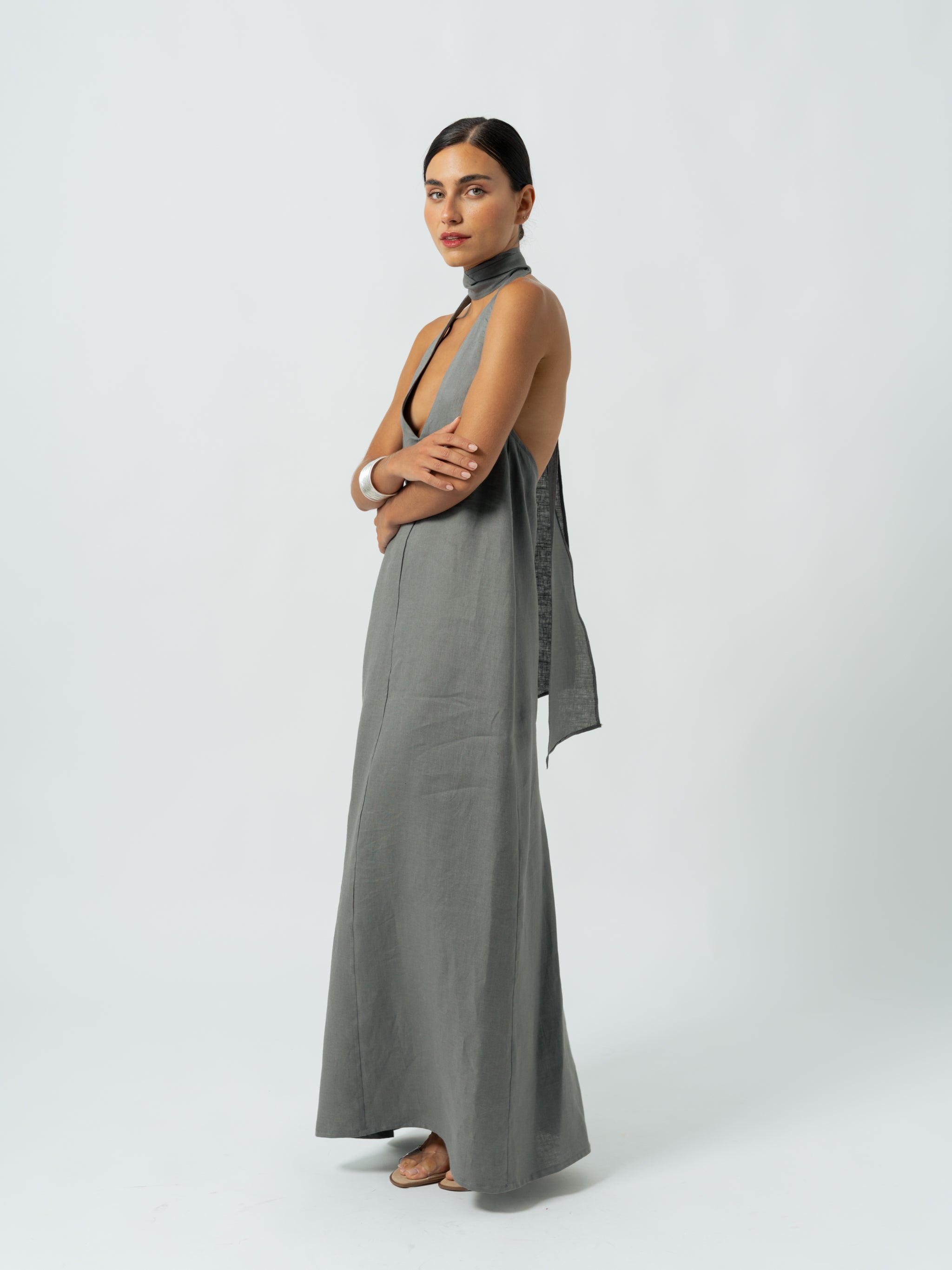 VERA GREY MAXI DRESS