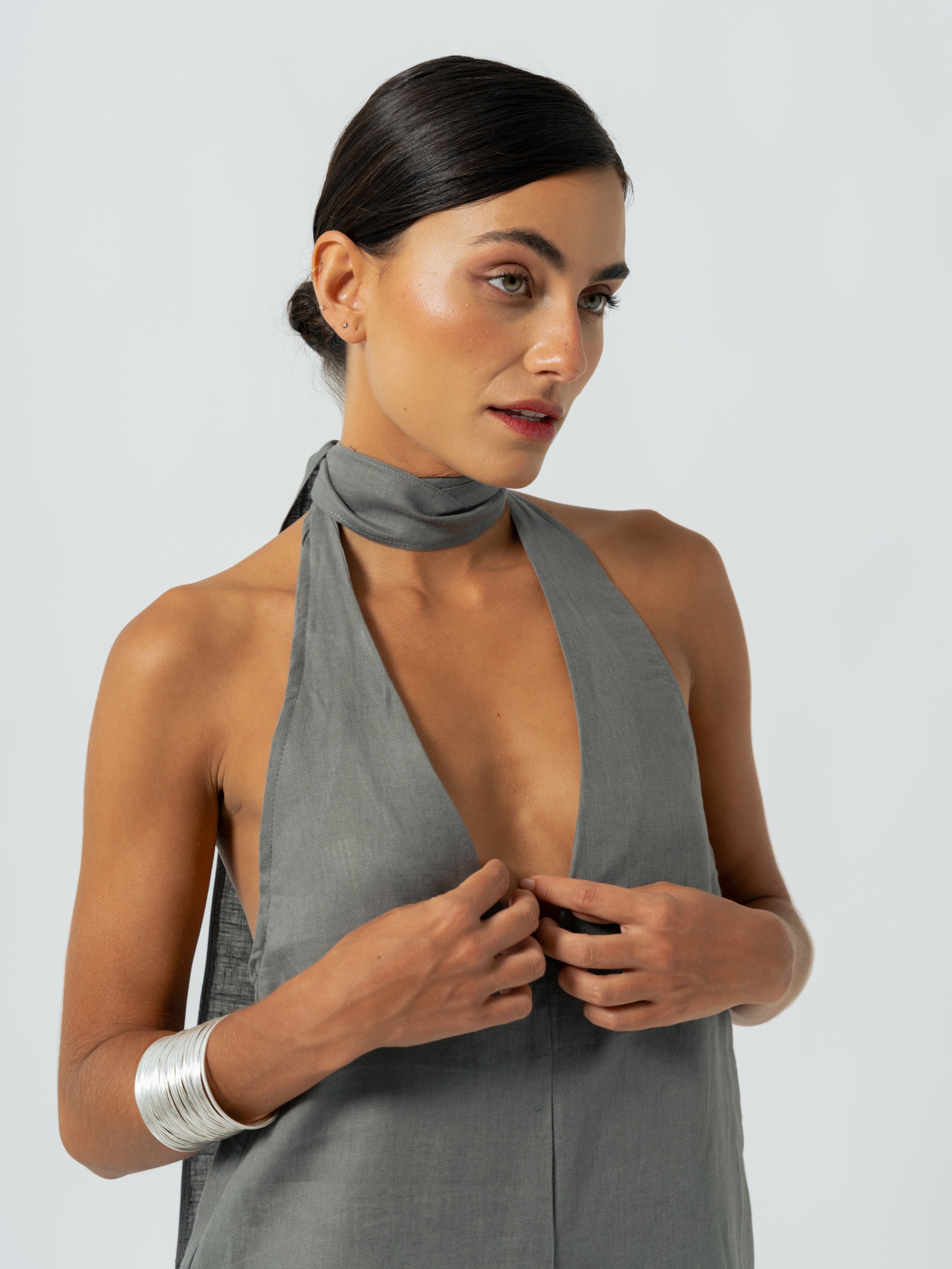 VERA GREY MAXI DRESS
