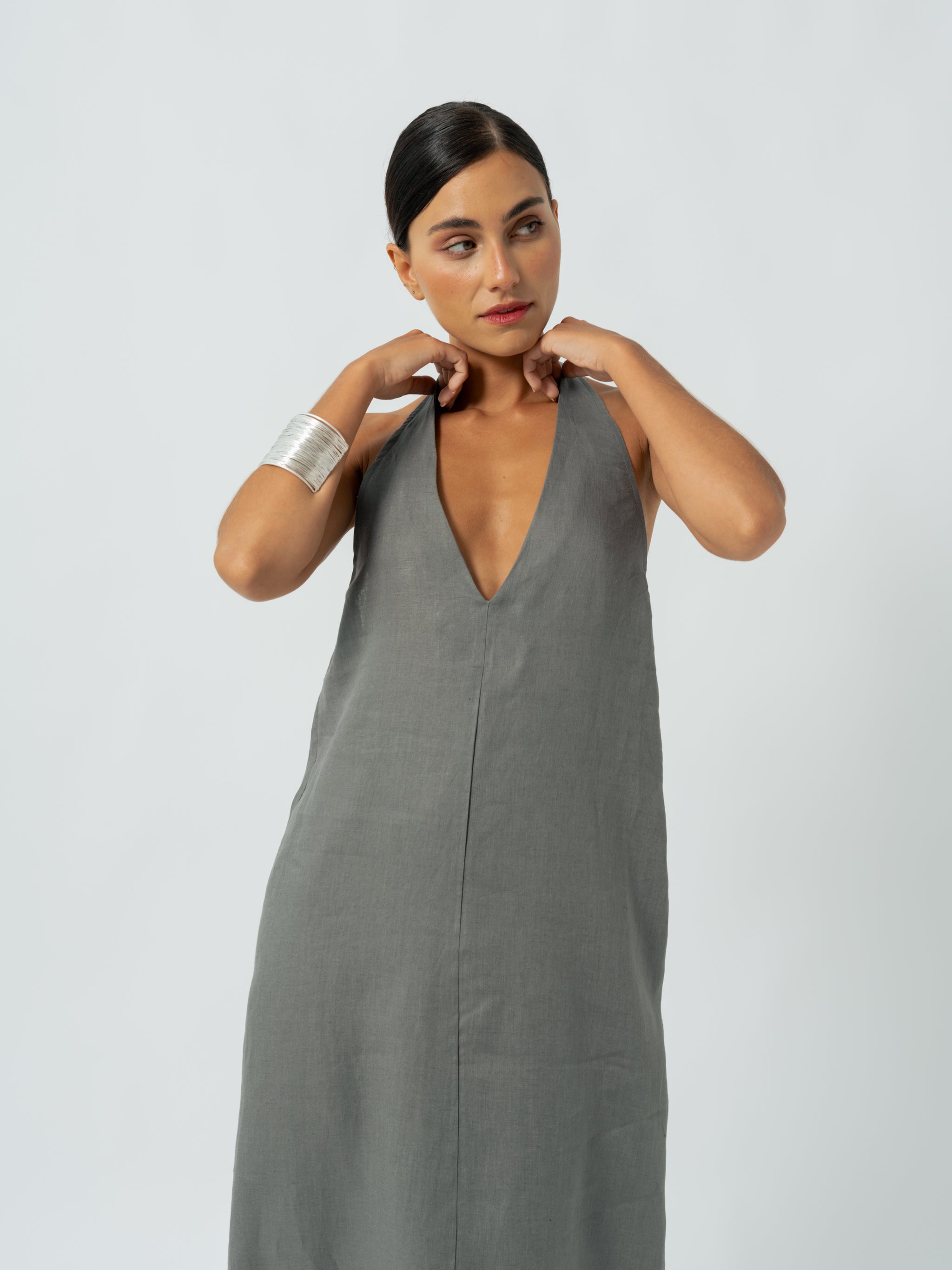 VERA GREY MAXI DRESS