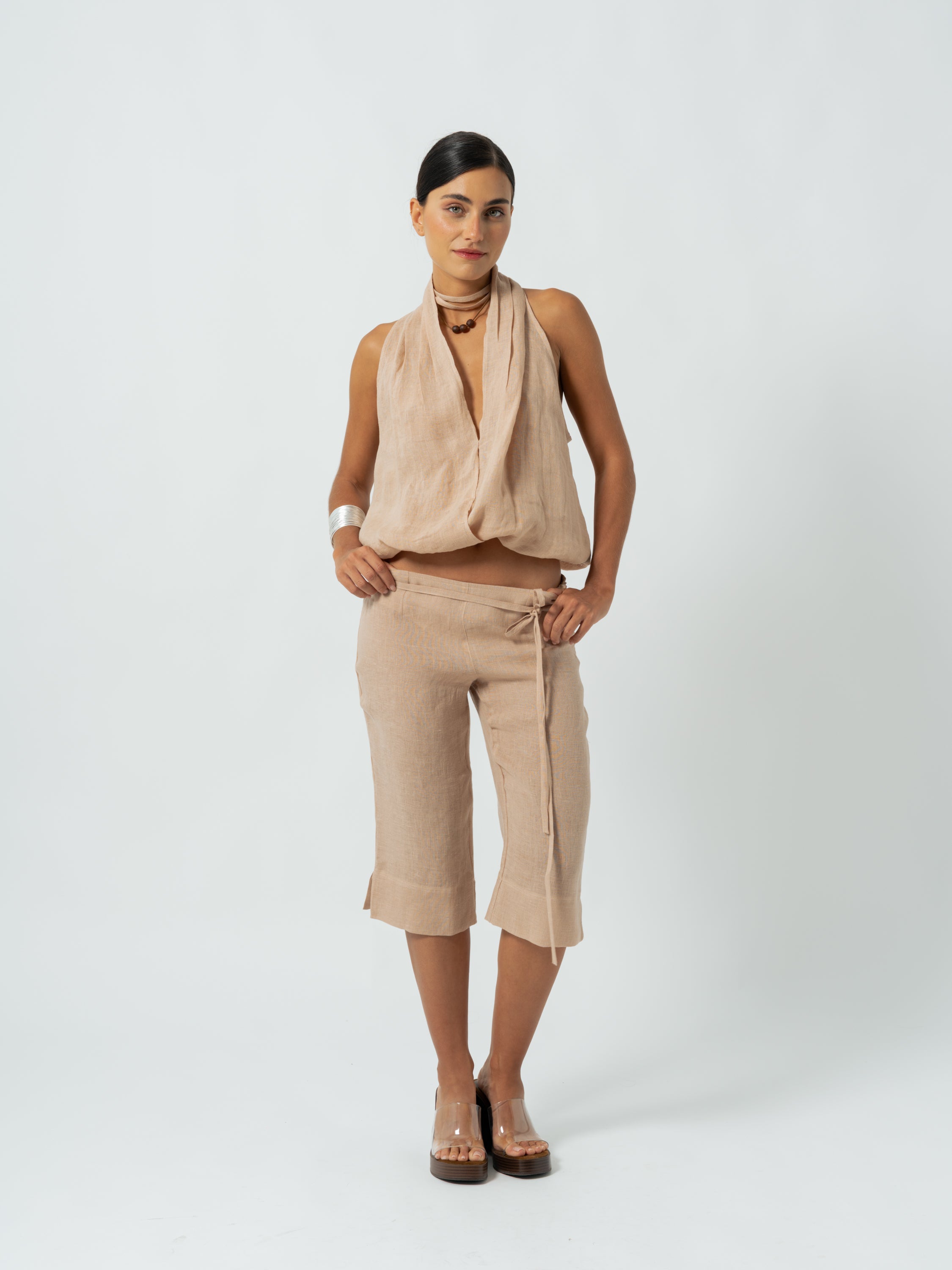 CAPRI BEIGE TROUSERS