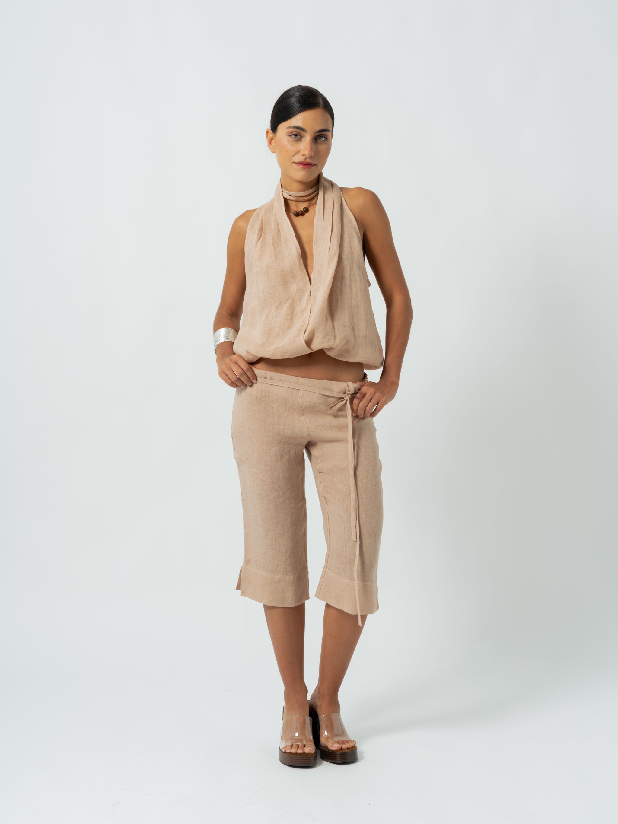 CAPRI BEIGE TROUSERS