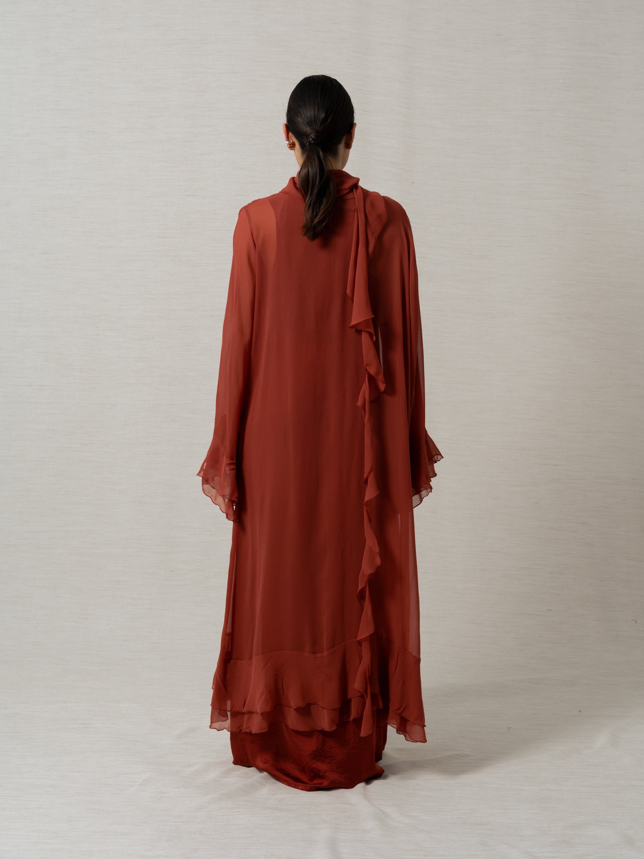 LIGHT WINE KAFTAN SET