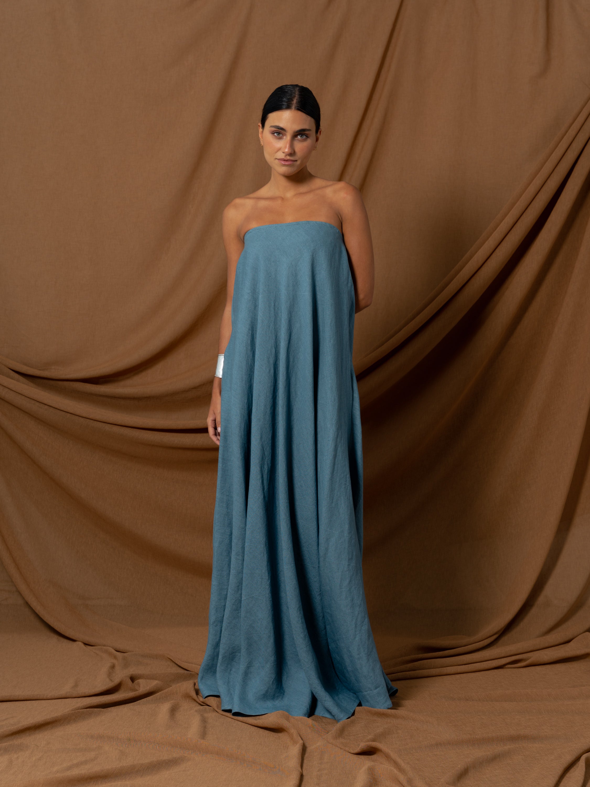 FILIPA BLUE MAXI DRESS