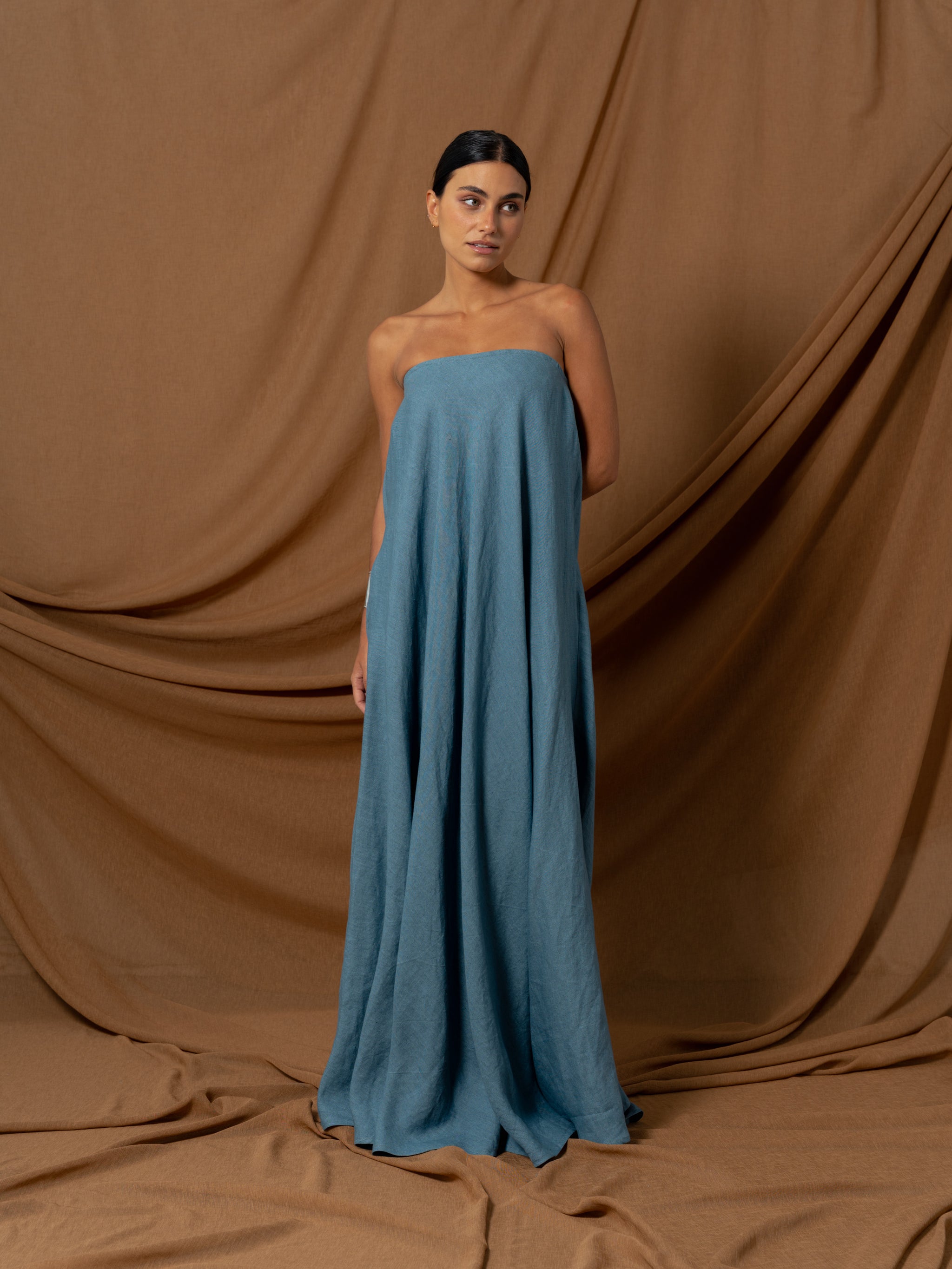 FILIPA BLUE MAXI DRESS