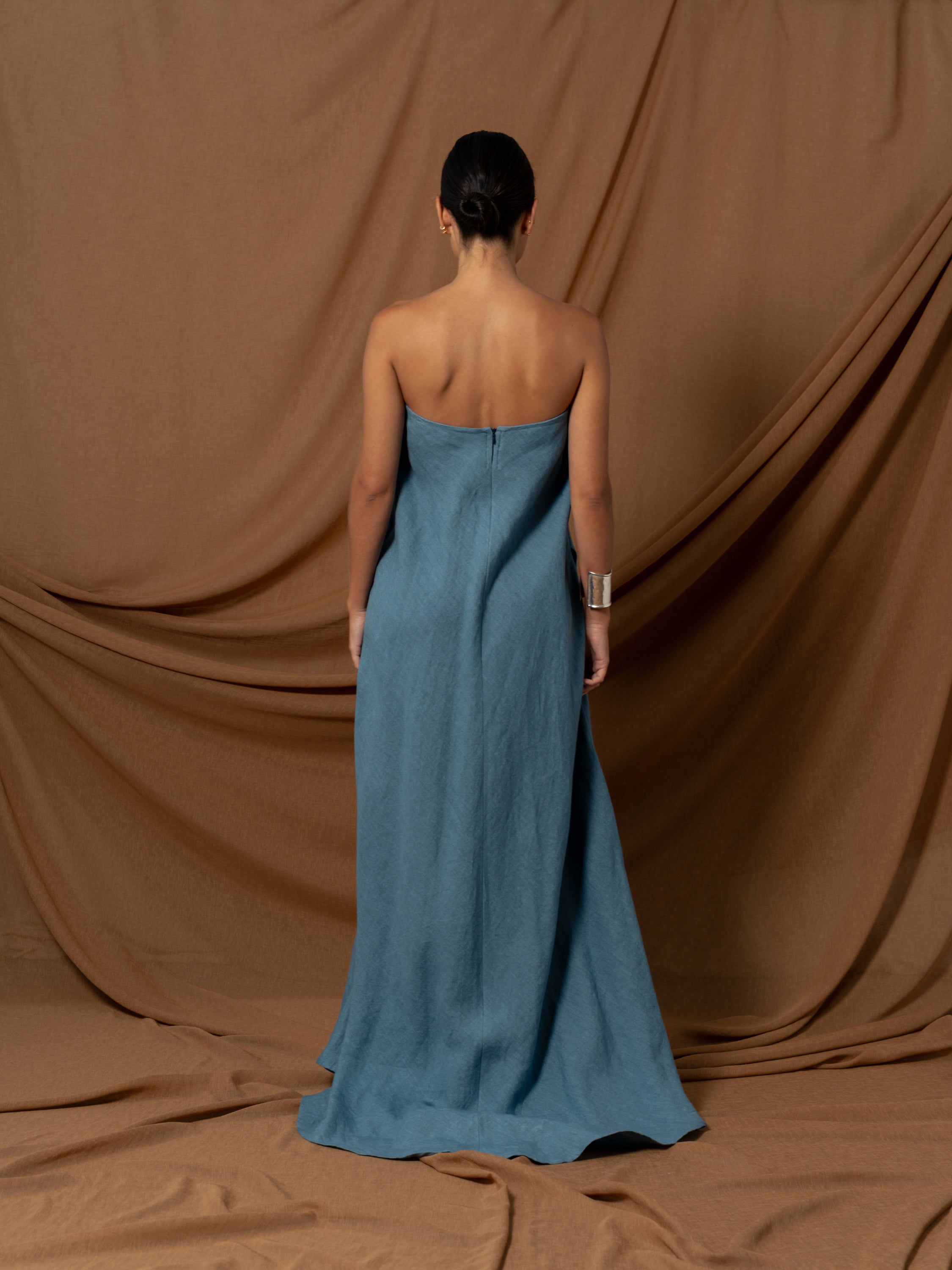 FILIPA BLUE MAXI DRESS
