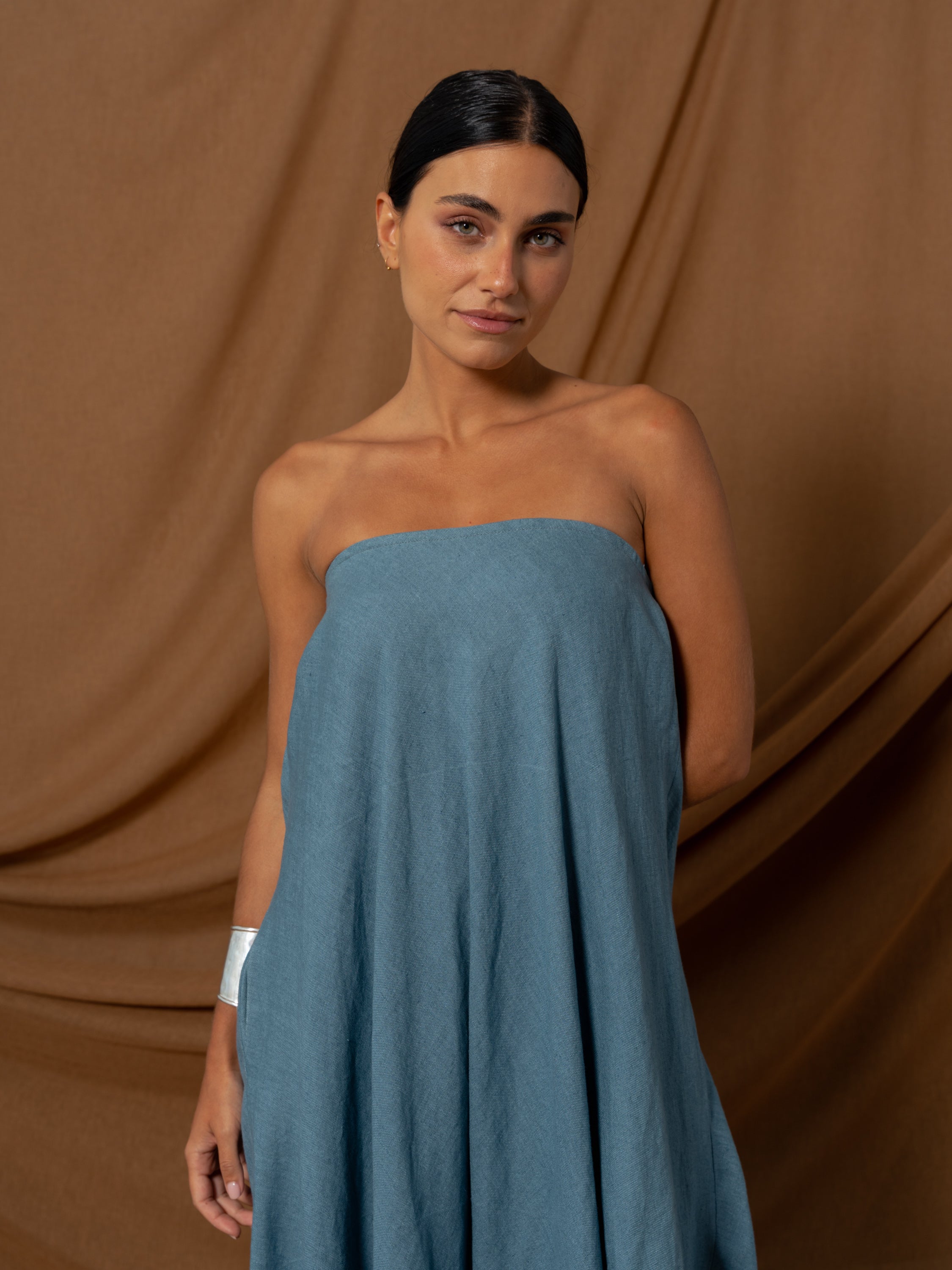 FILIPA BLUE MAXI DRESS