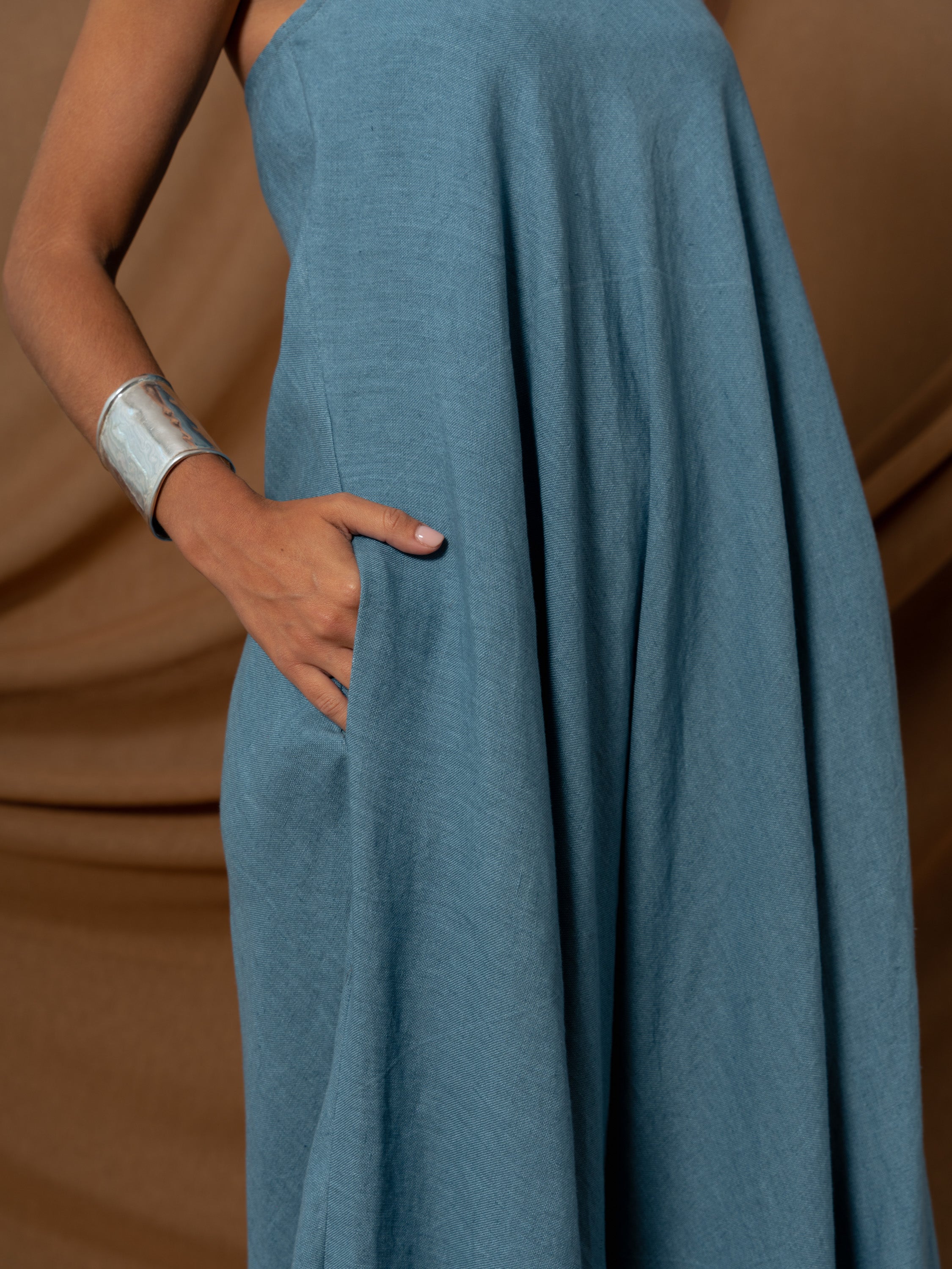 FILIPA BLUE MAXI DRESS