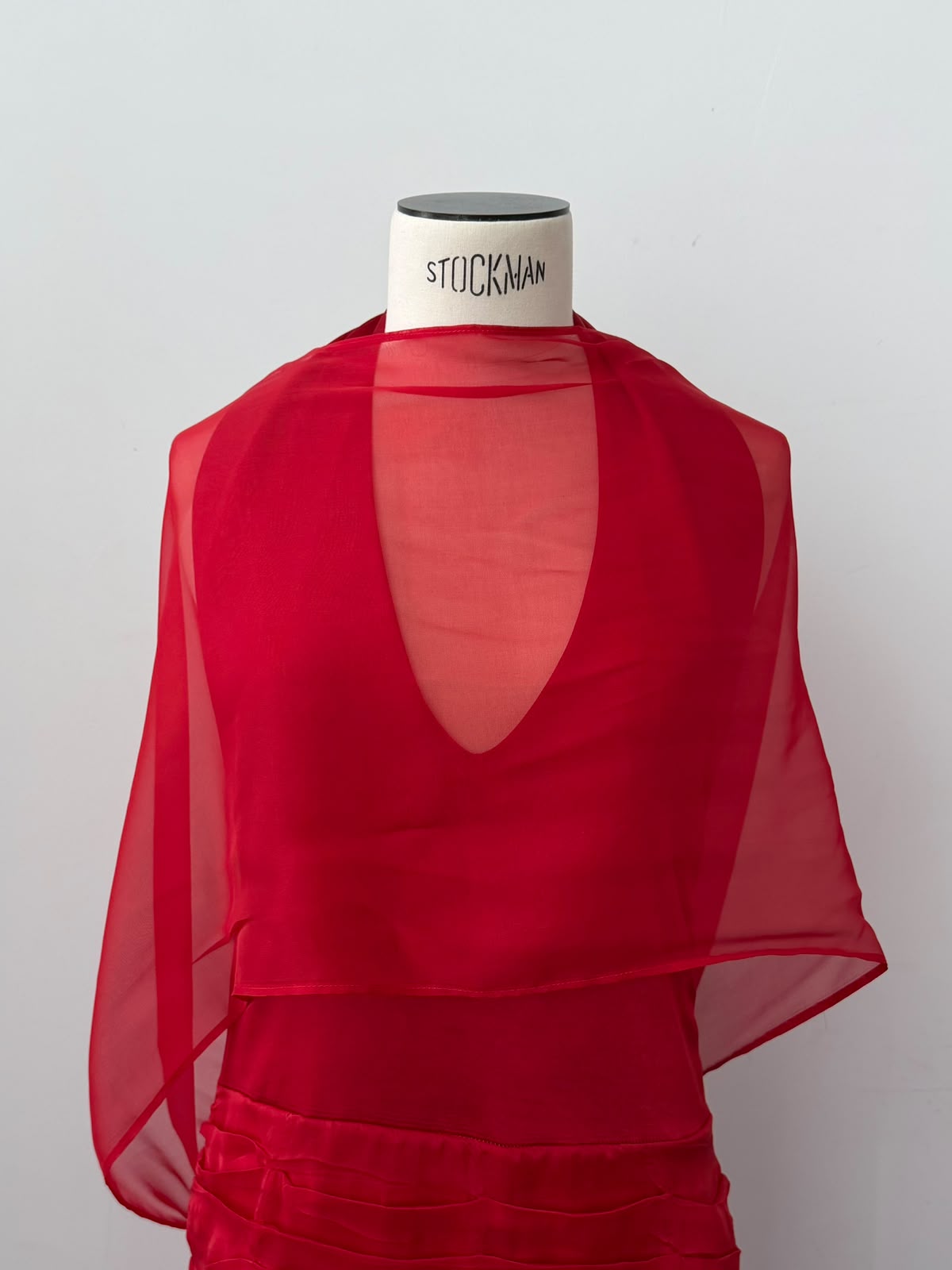 RED SILK CAPE