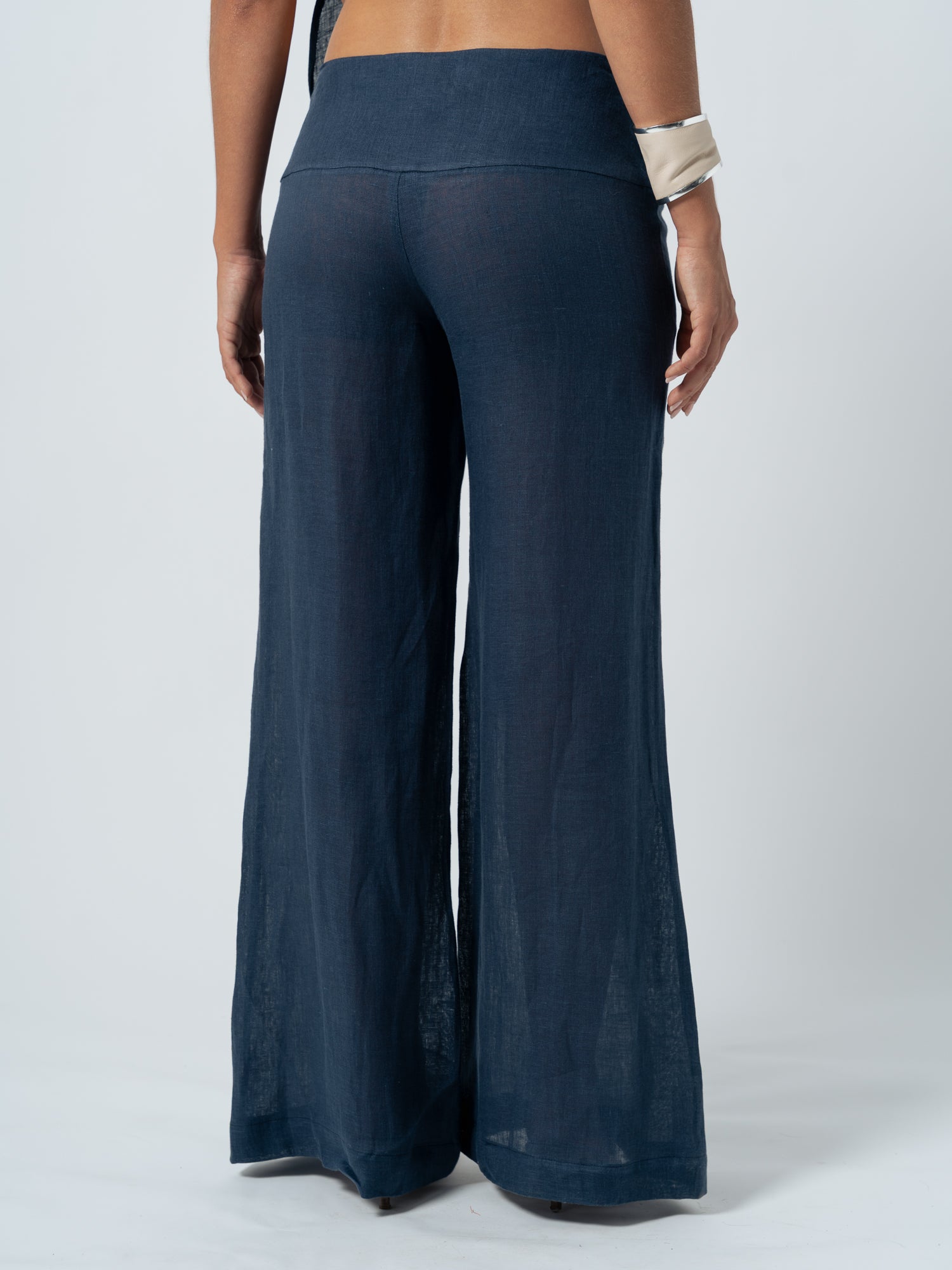 OLIVIA NAVY TROUSERS