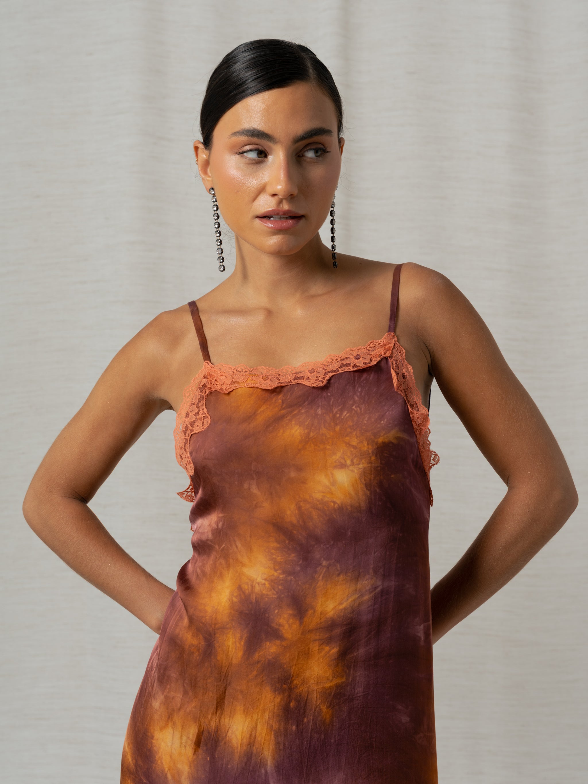 VITTORIA ORANGE MAXI DRESS