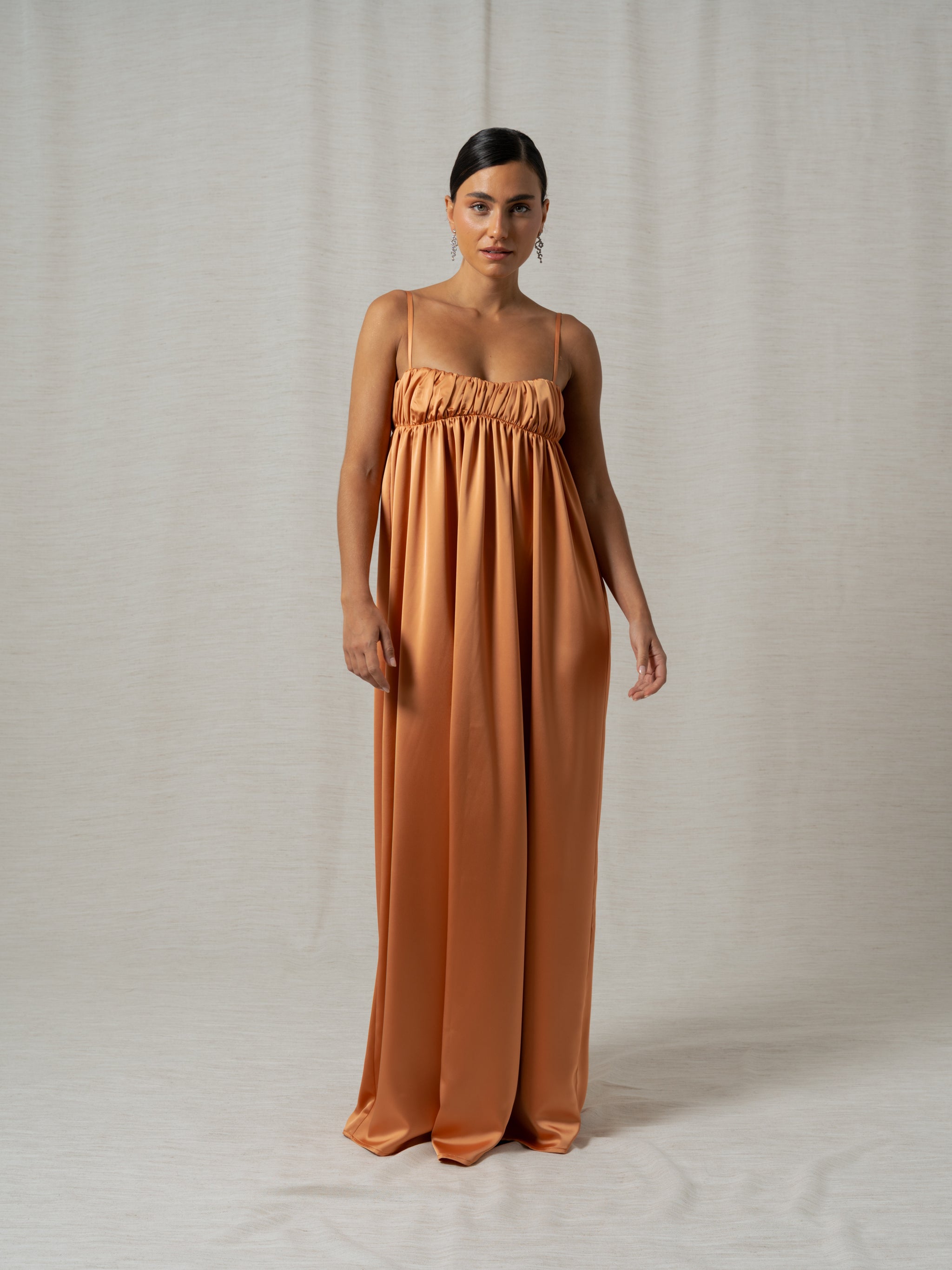 GILDA ORANGE MAXI DRESS