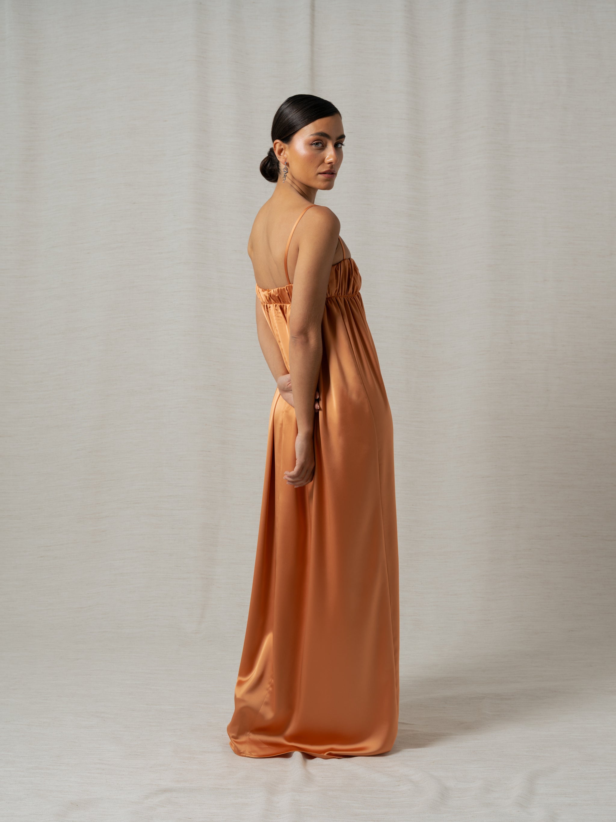 GILDA ORANGE MAXI DRESS