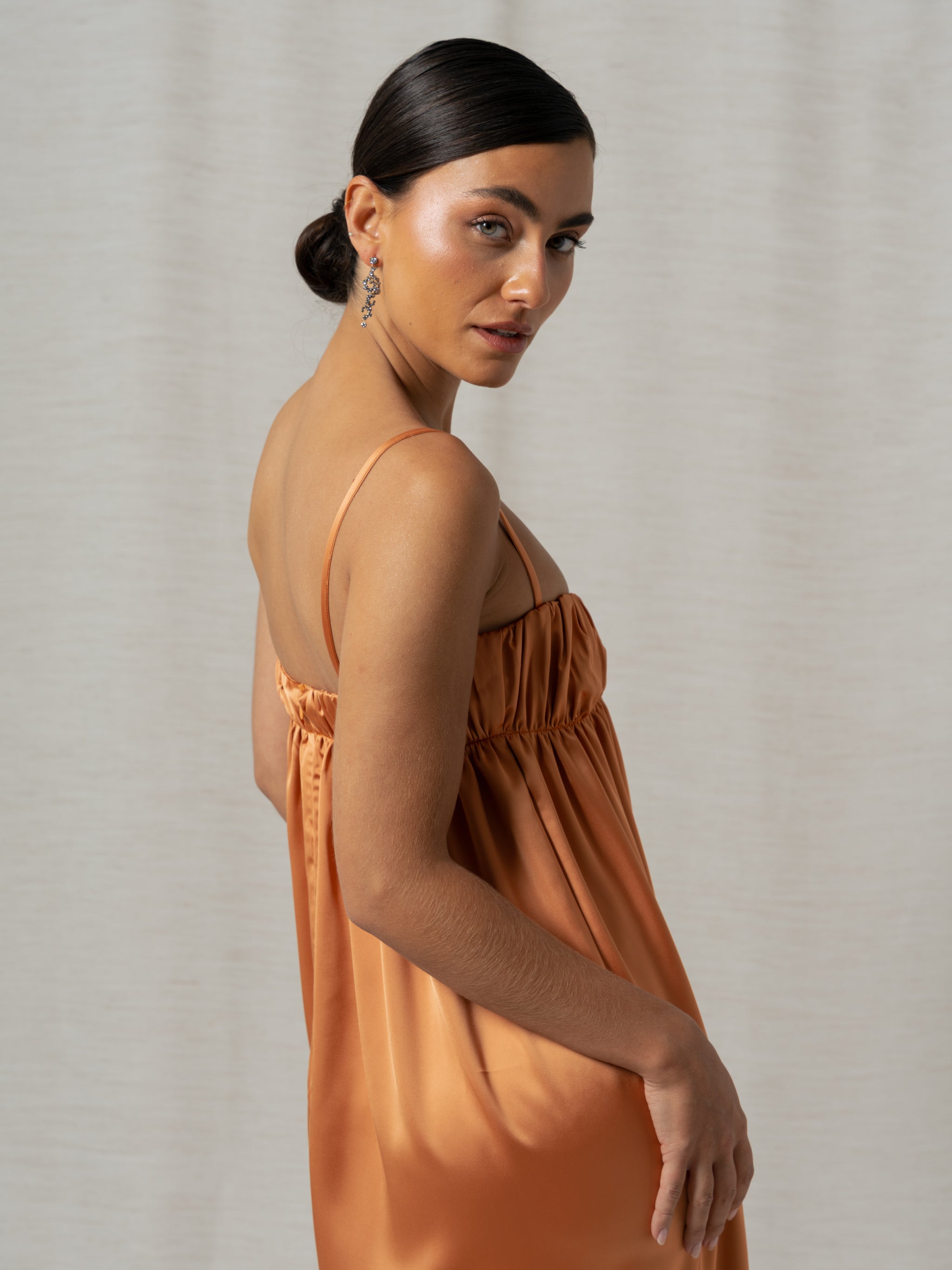 GILDA ORANGE MAXI DRESS