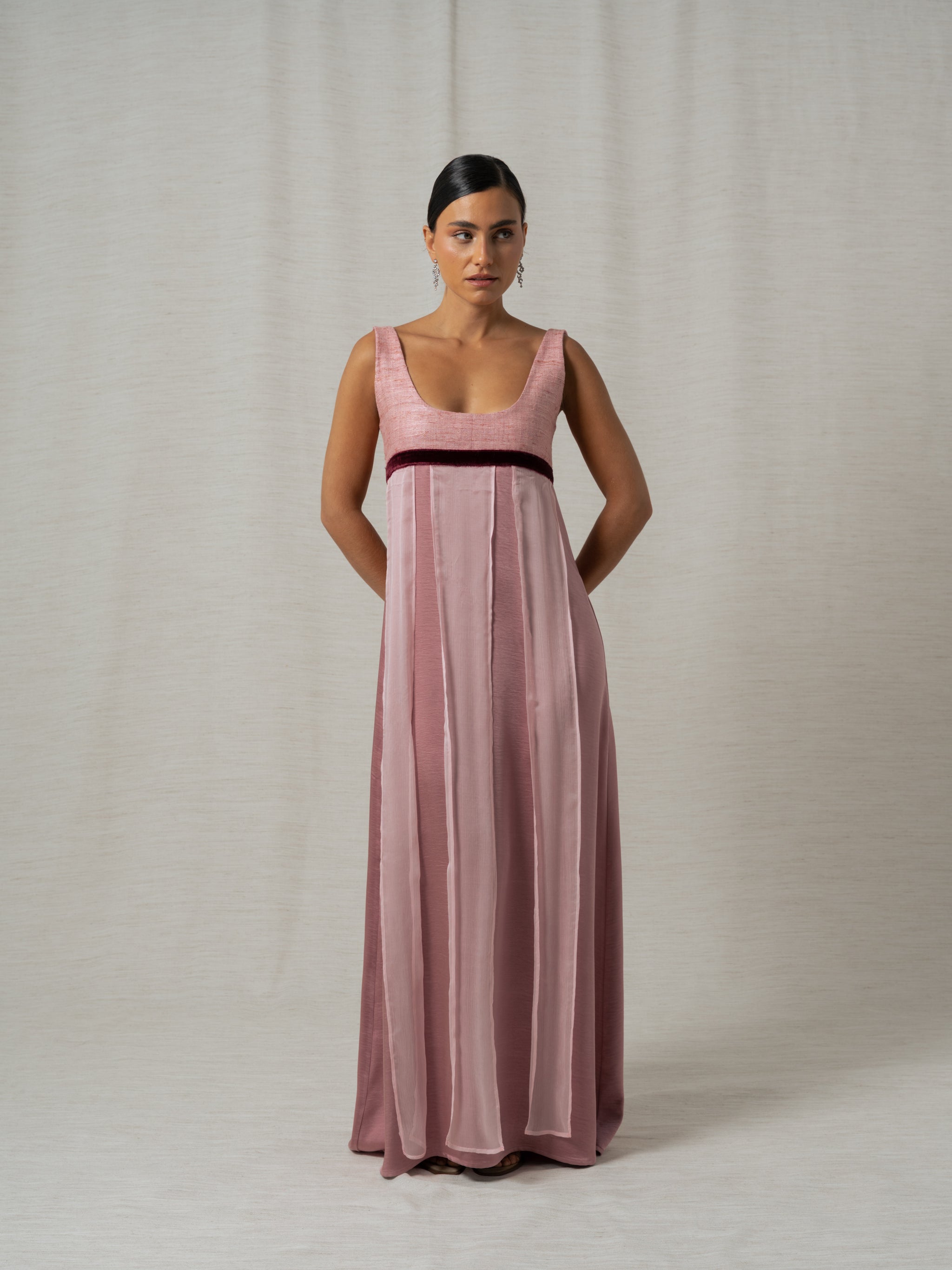 PENELOPE PINK MAXI DRESS